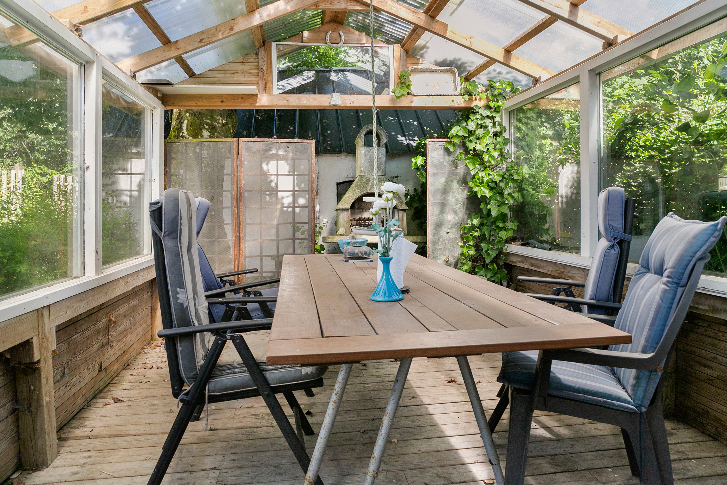 Fremhævet overdækket terrasse billede i fuldskærmstilstand. Billede af Løgstørvej 198, Kgs Tisted, 9610 Nørager