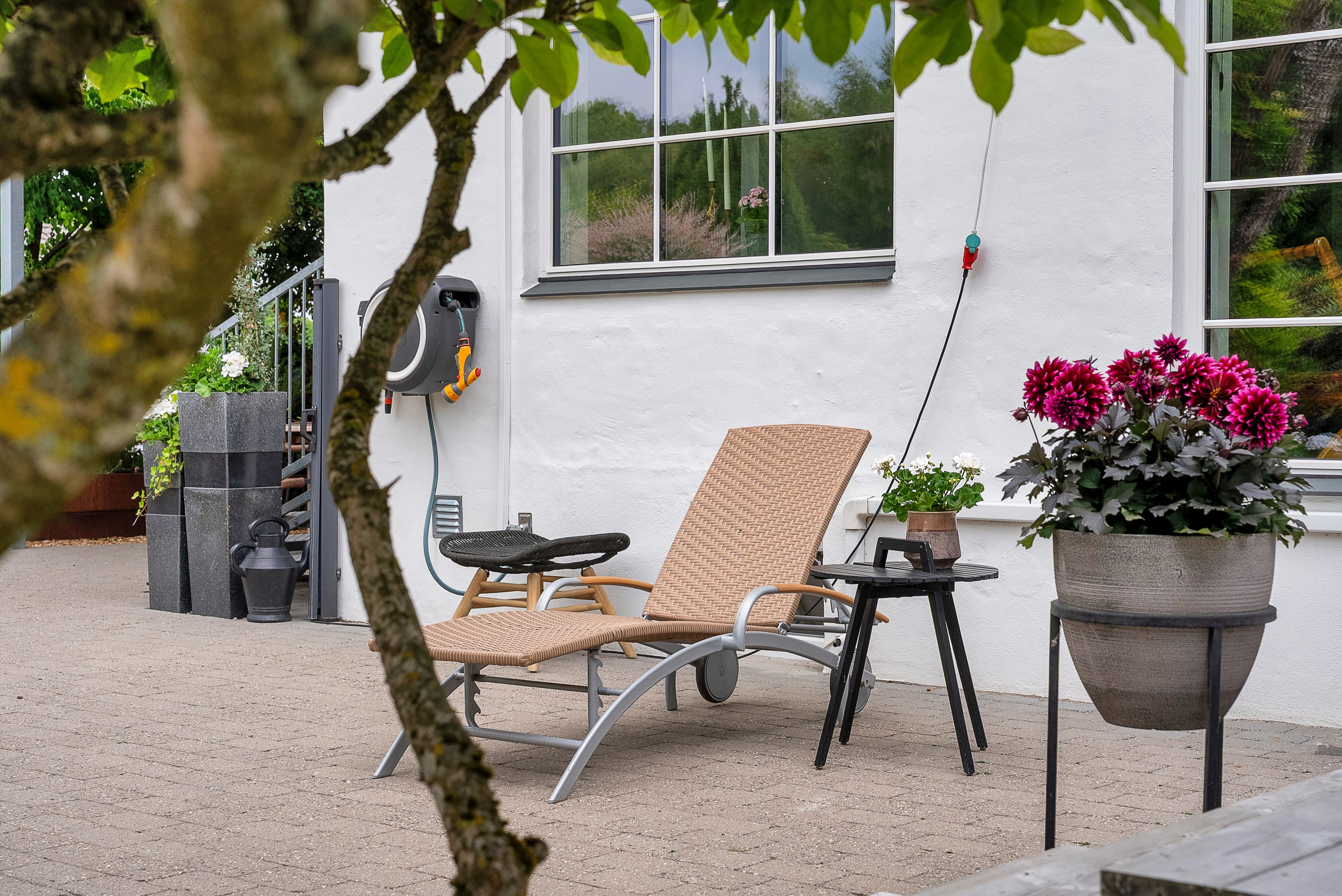 Fremhævet terrasse billede i fuldskærmstilstand. Billede af Sandholtvej 37, 5672 Broby