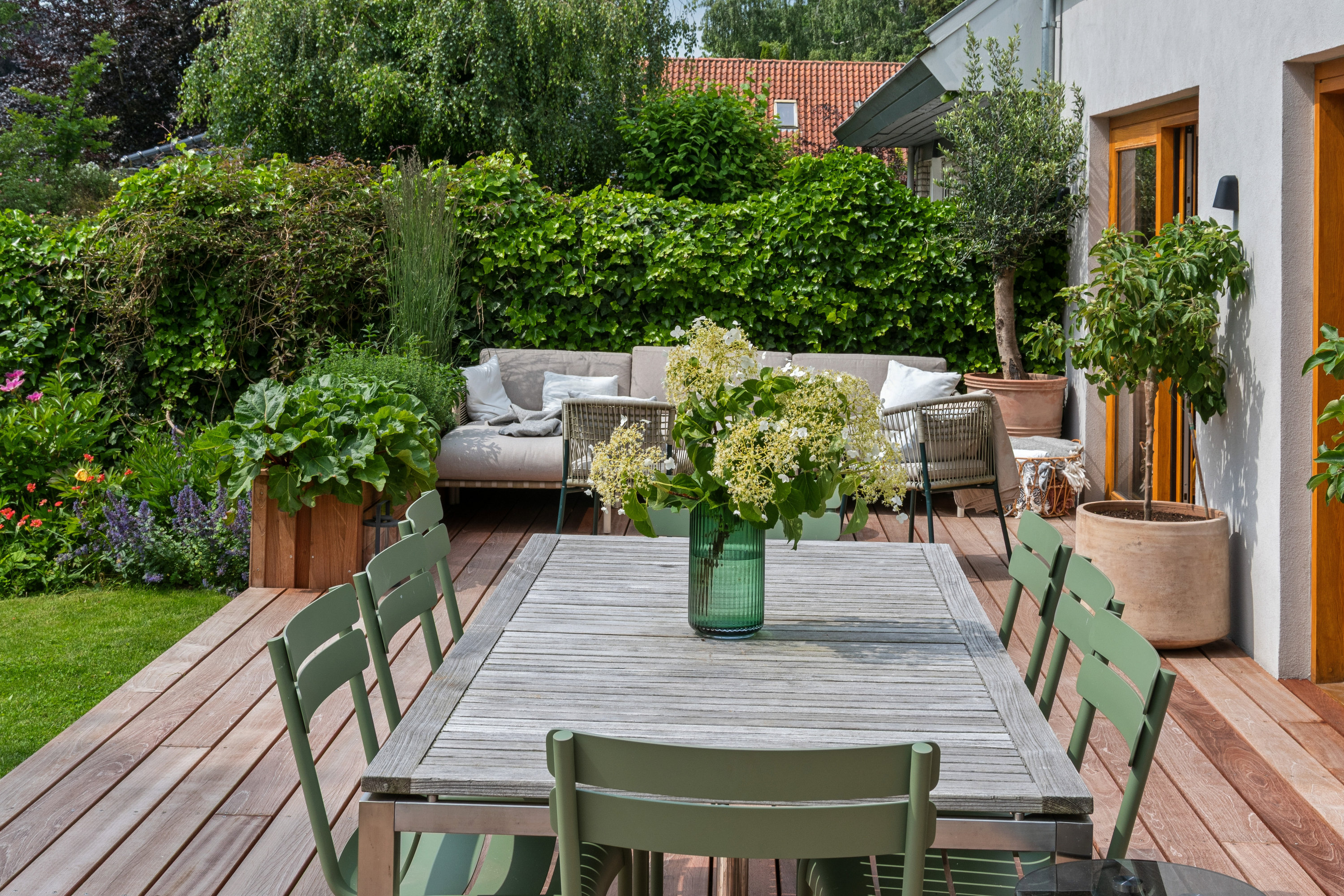 Fremhævet terrasse billede i fuldskærmstilstand. Billede af Søvej 17C, 2880 Bagsværd