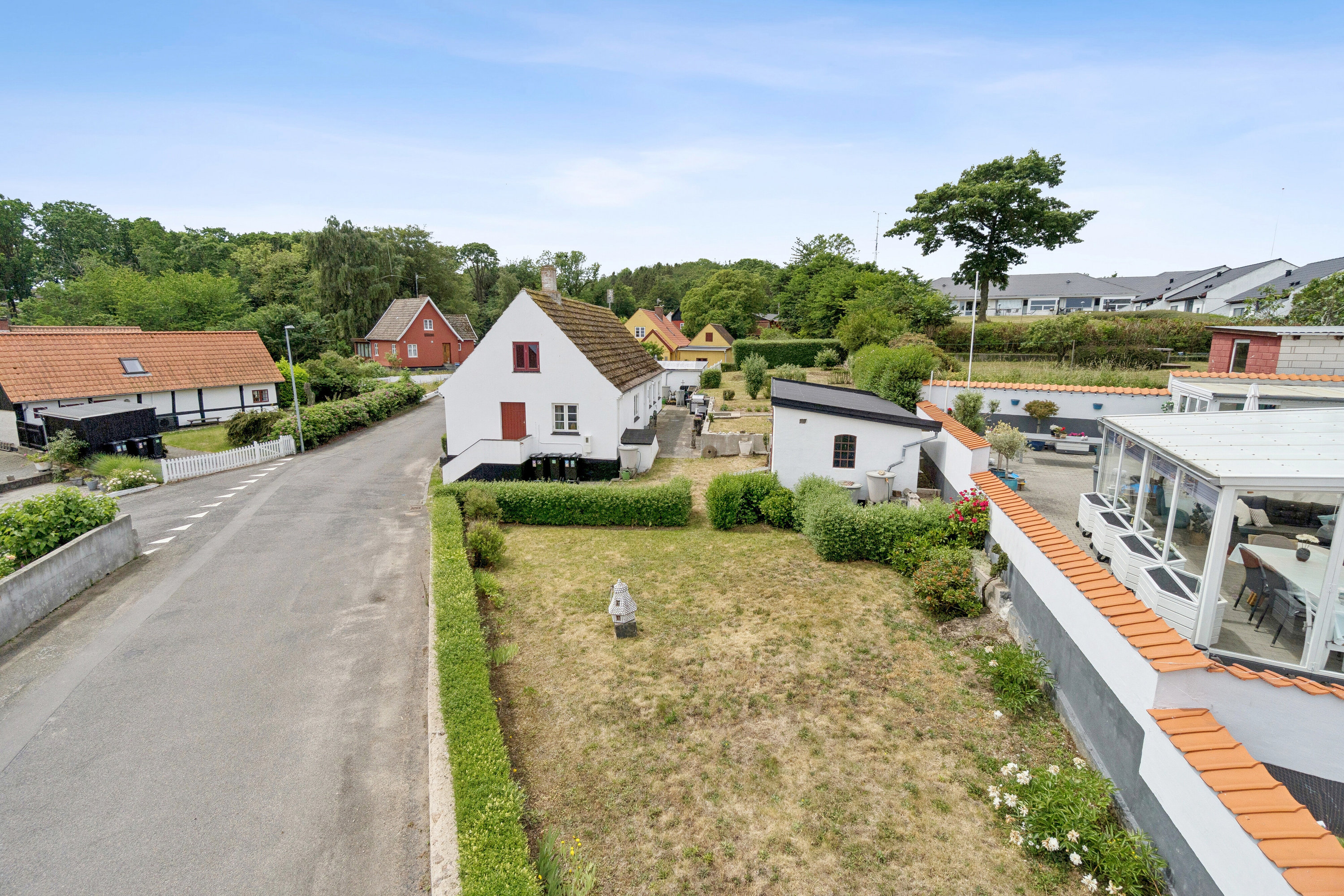 Fremhævet set fra vejen billede i fuldskærmstilstand. Billede af Norre Næbbe 6, Aarsdale, 3740 Svaneke
