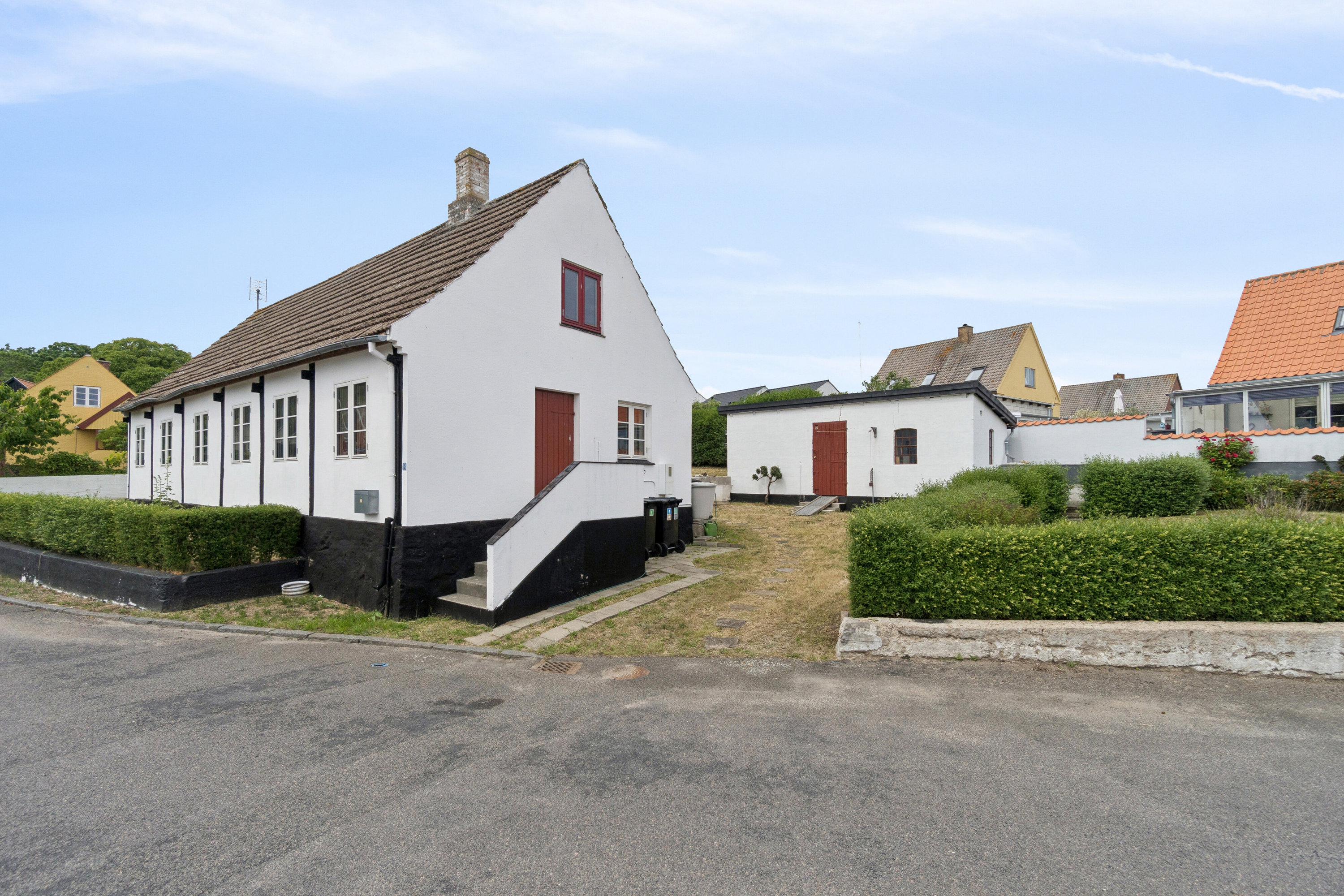Fremhævet set fra vejen billede i fuldskærmstilstand. Billede af Norre Næbbe 6, Aarsdale, 3740 Svaneke
