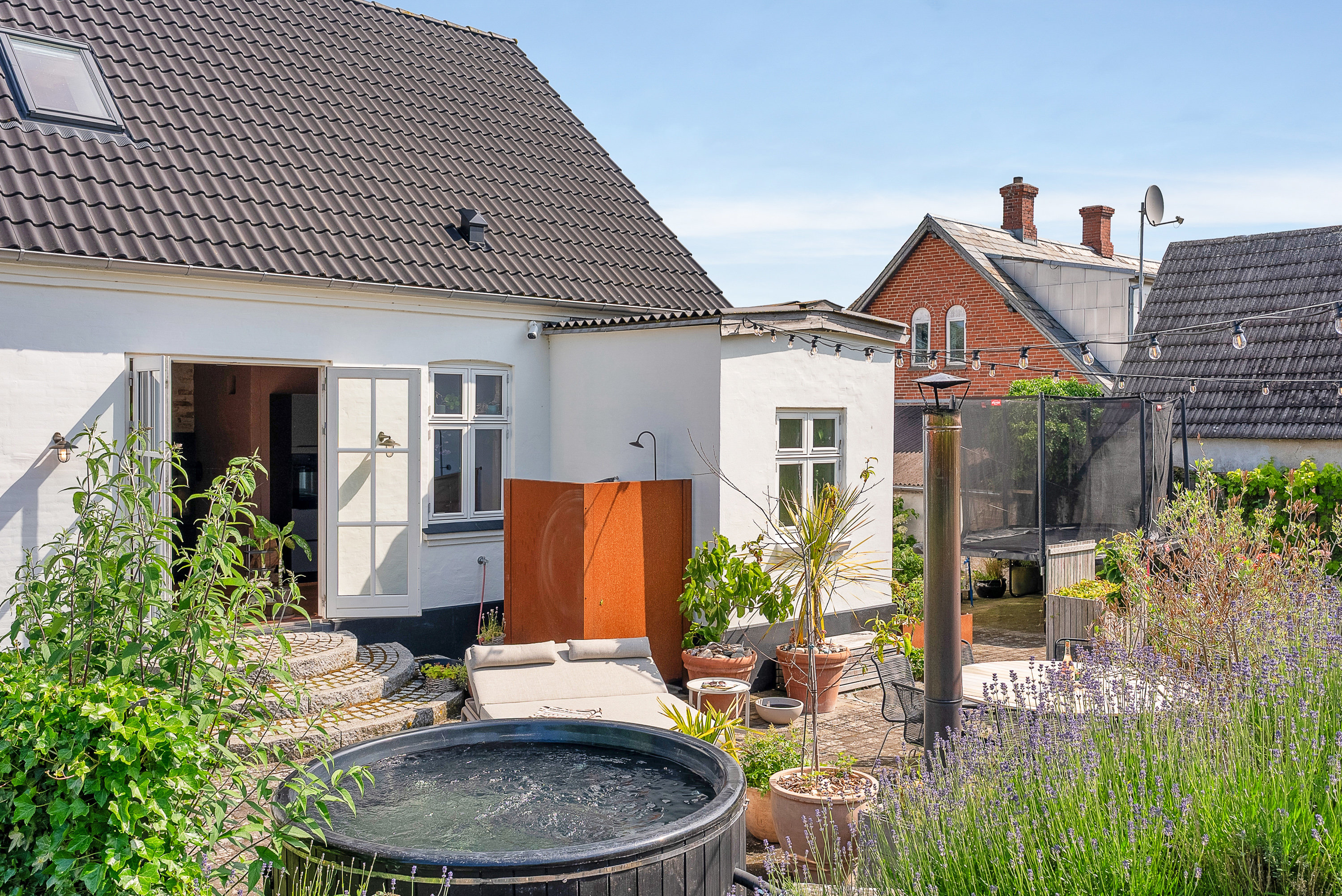 Fremhævet terrasse billede i fuldskærmstilstand. Billede af Dyreborgvej 14, 5600 Faaborg