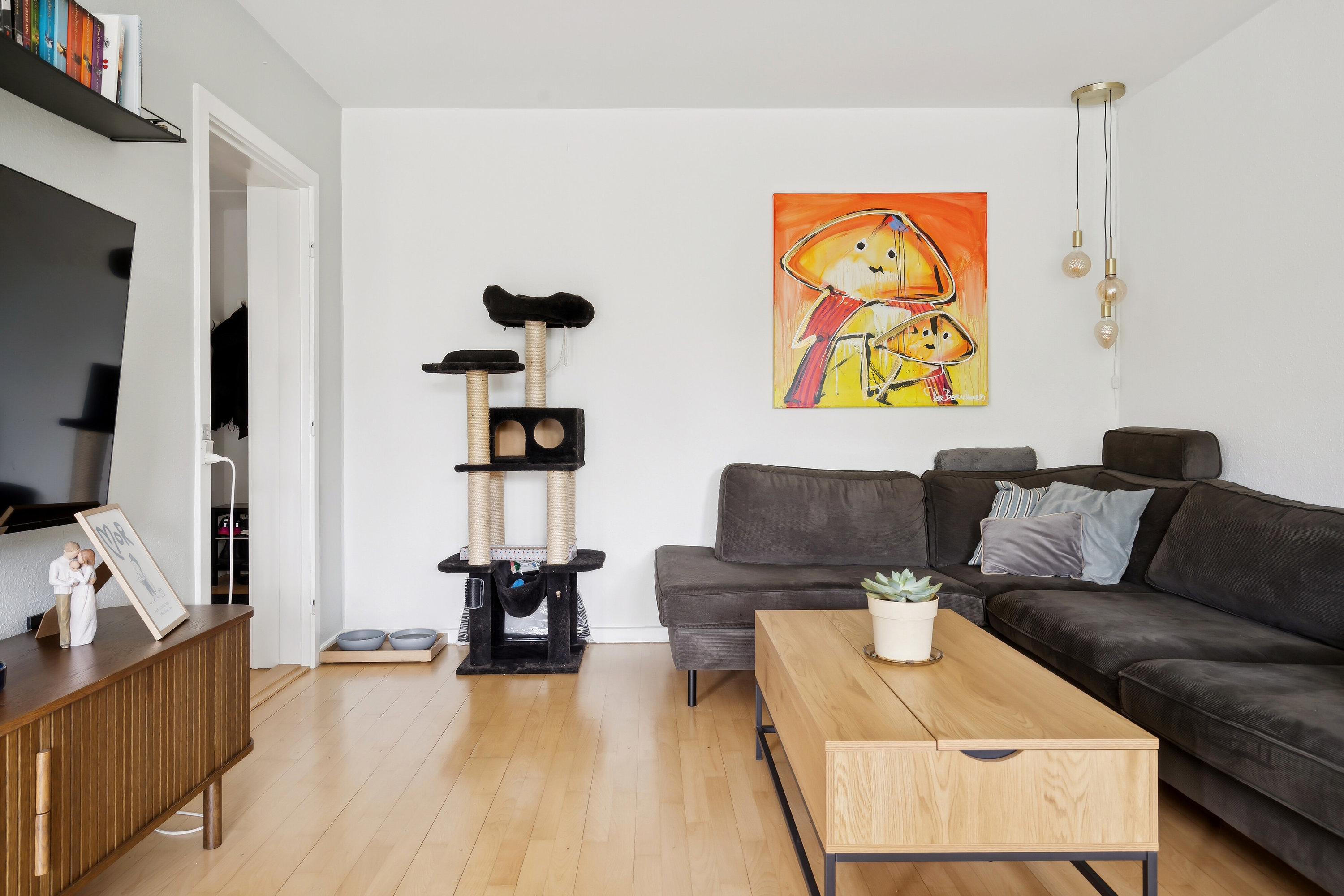 Fremhævet stue billede i fuldskærmstilstand. Billede af Ejboparken 41, st.. tv., 4000 Roskilde