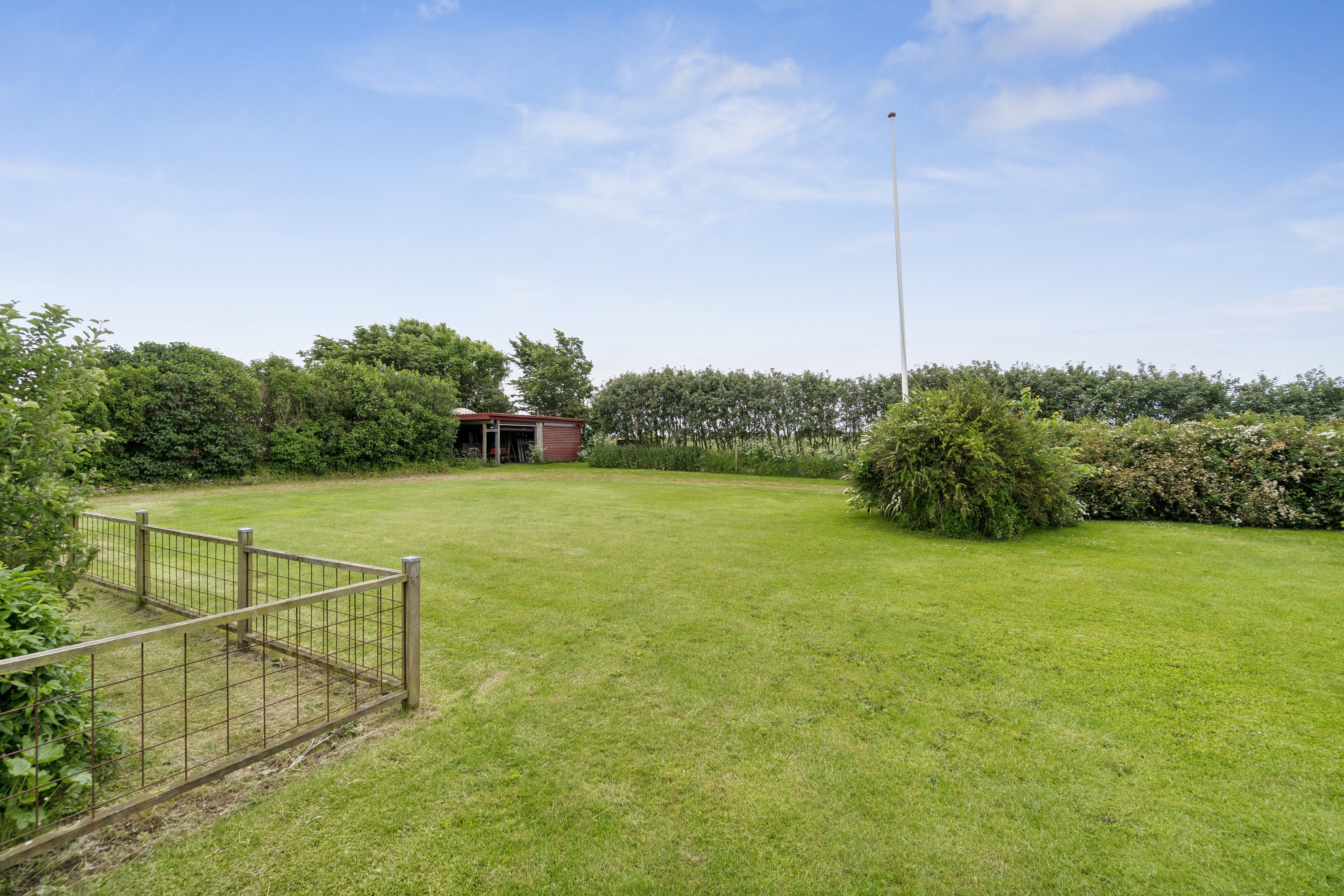 Fremhævet set fra haven billede i fuldskærmstilstand. Billede af Kilsgårdvej 12, Kjelstrup, 7700 Thisted