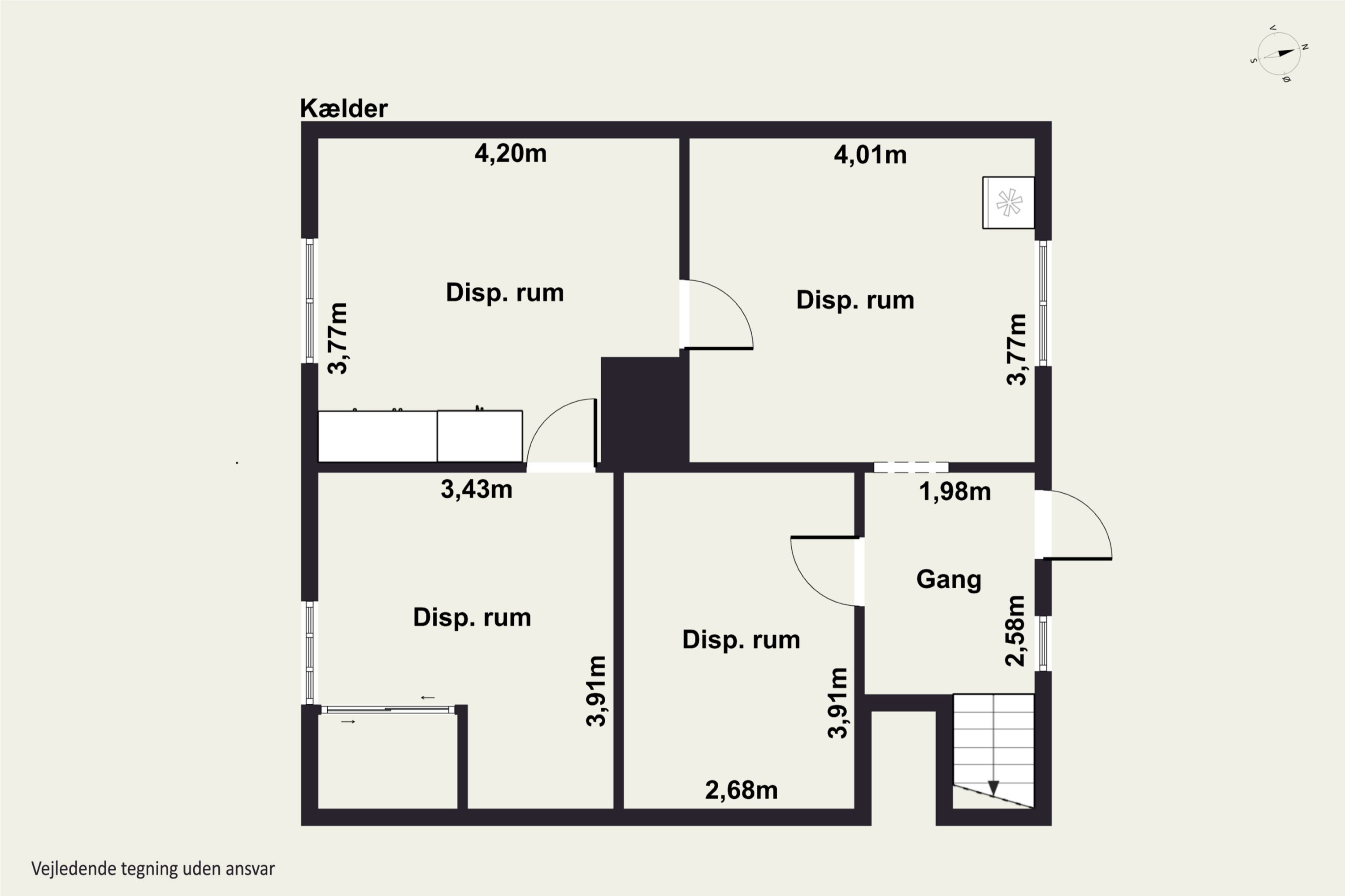 Plantegninger billede af Skagen Landevej 130, Bjergby, 9800 Hjørring