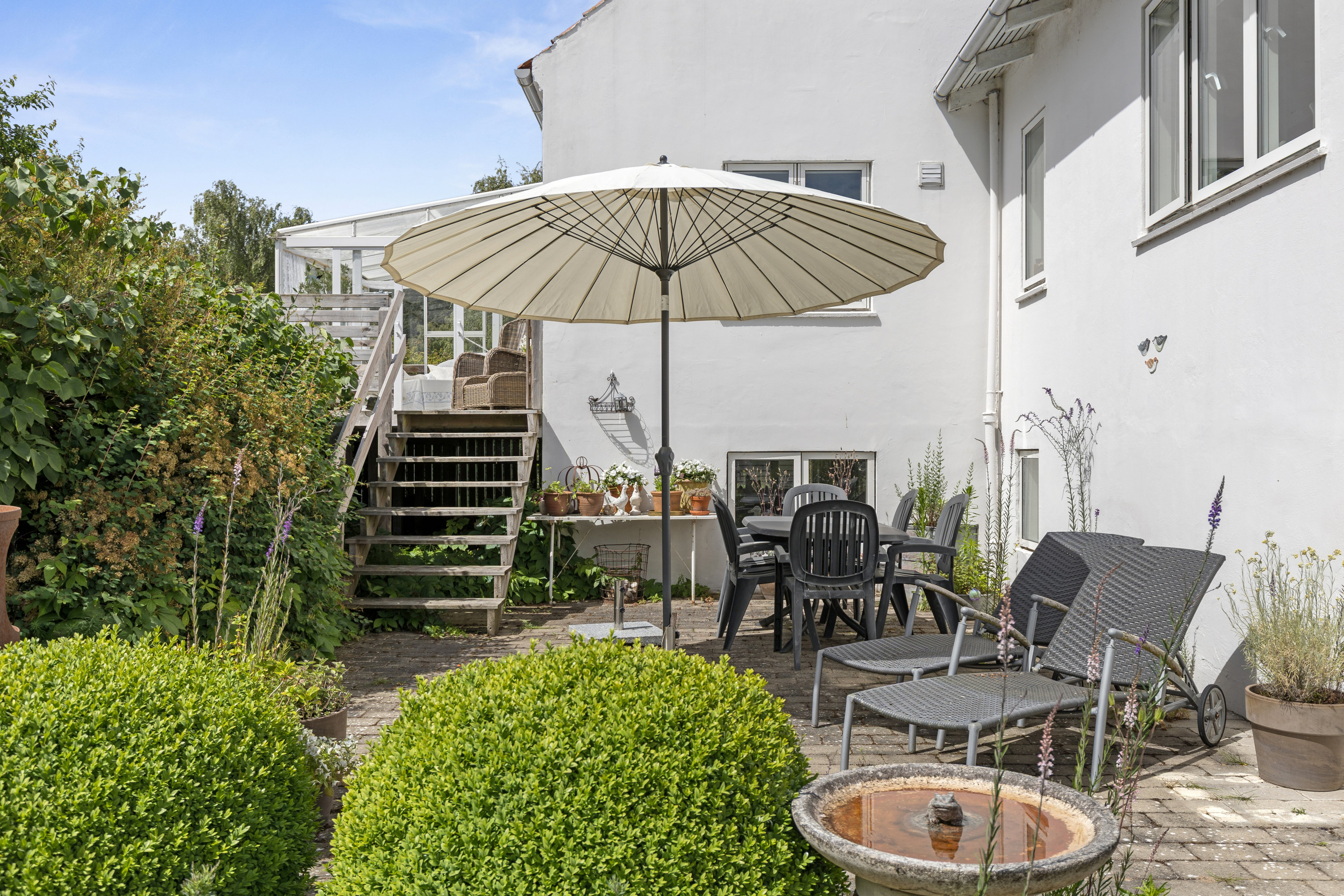 Fremhævet terrasse billede i fuldskærmstilstand. Billede af Egebjergvej 47, 4500 Nykøbing Sj