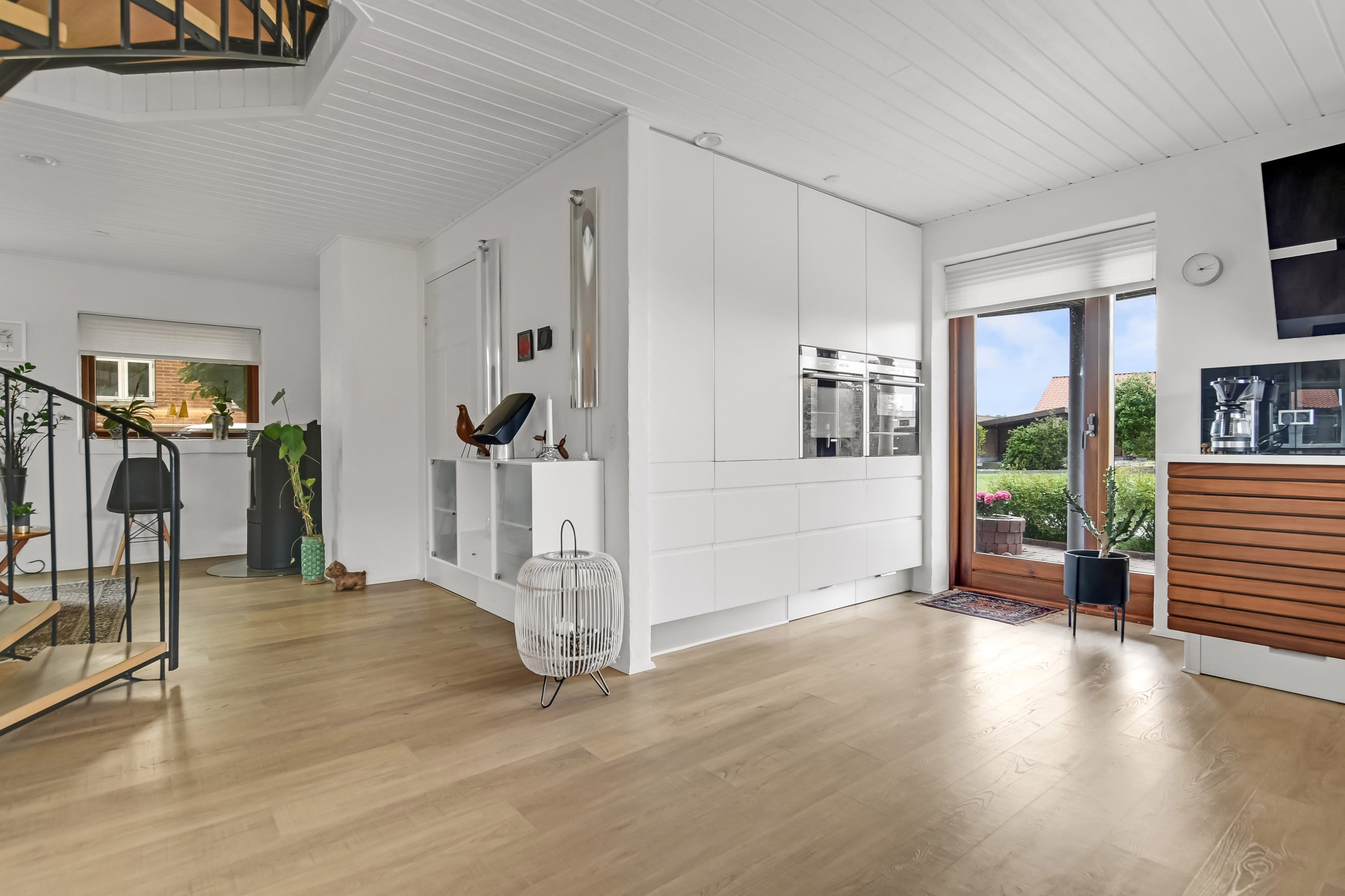 Fremhævet stue billede i fuldskærmstilstand. Billede af Tannebækvej 20, Nørlem, 7620 Lemvig