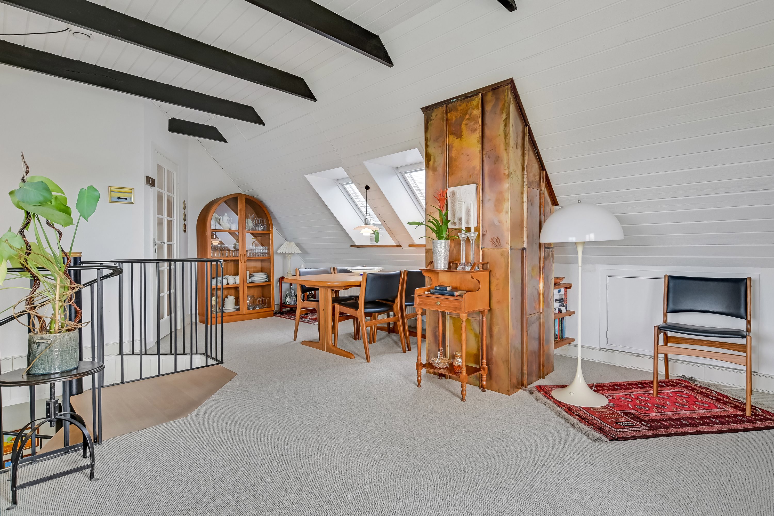 Fremhævet stue billede i fuldskærmstilstand. Billede af Tannebækvej 20, Nørlem, 7620 Lemvig