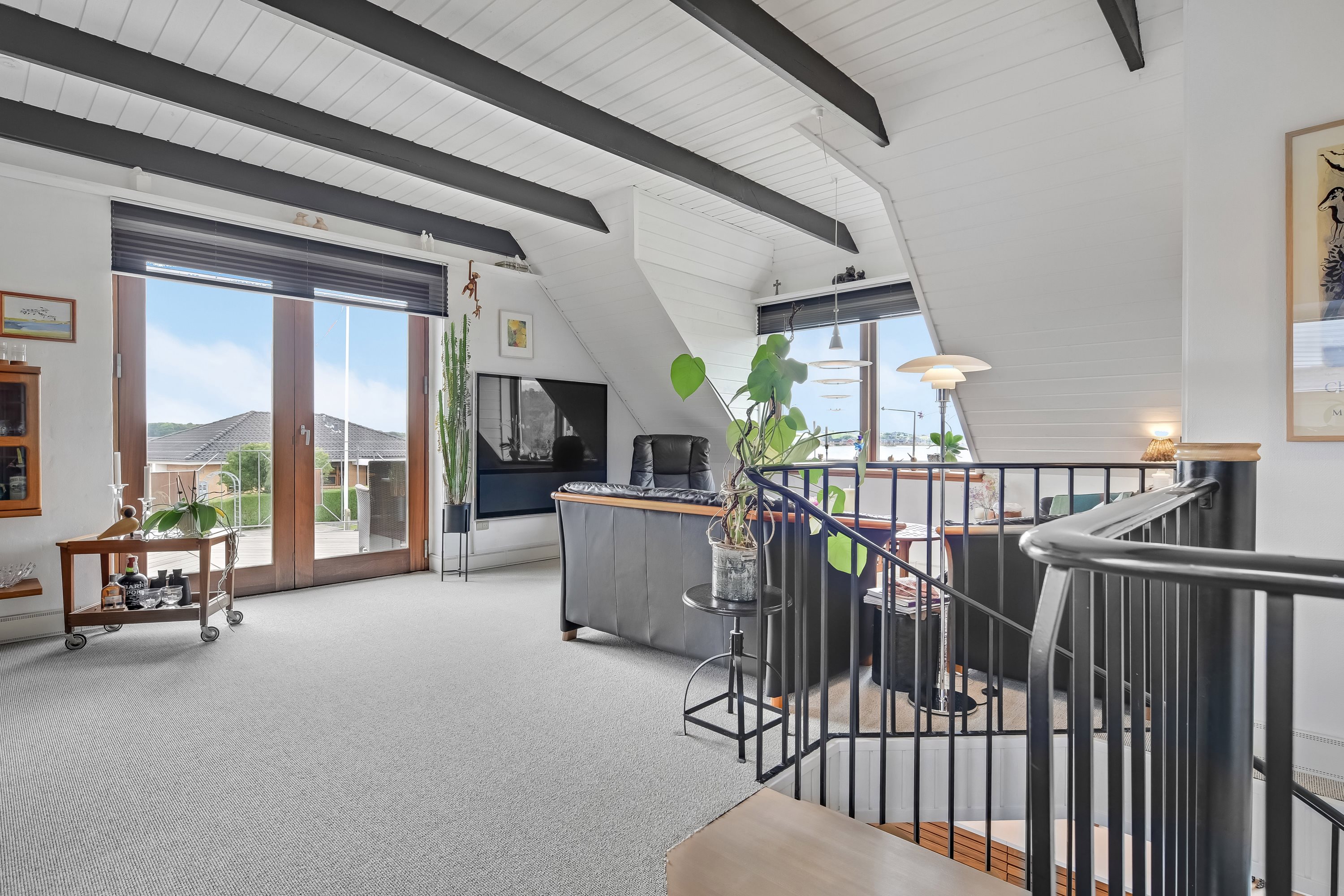 Fremhævet stue billede i fuldskærmstilstand. Billede af Tannebækvej 20, Nørlem, 7620 Lemvig