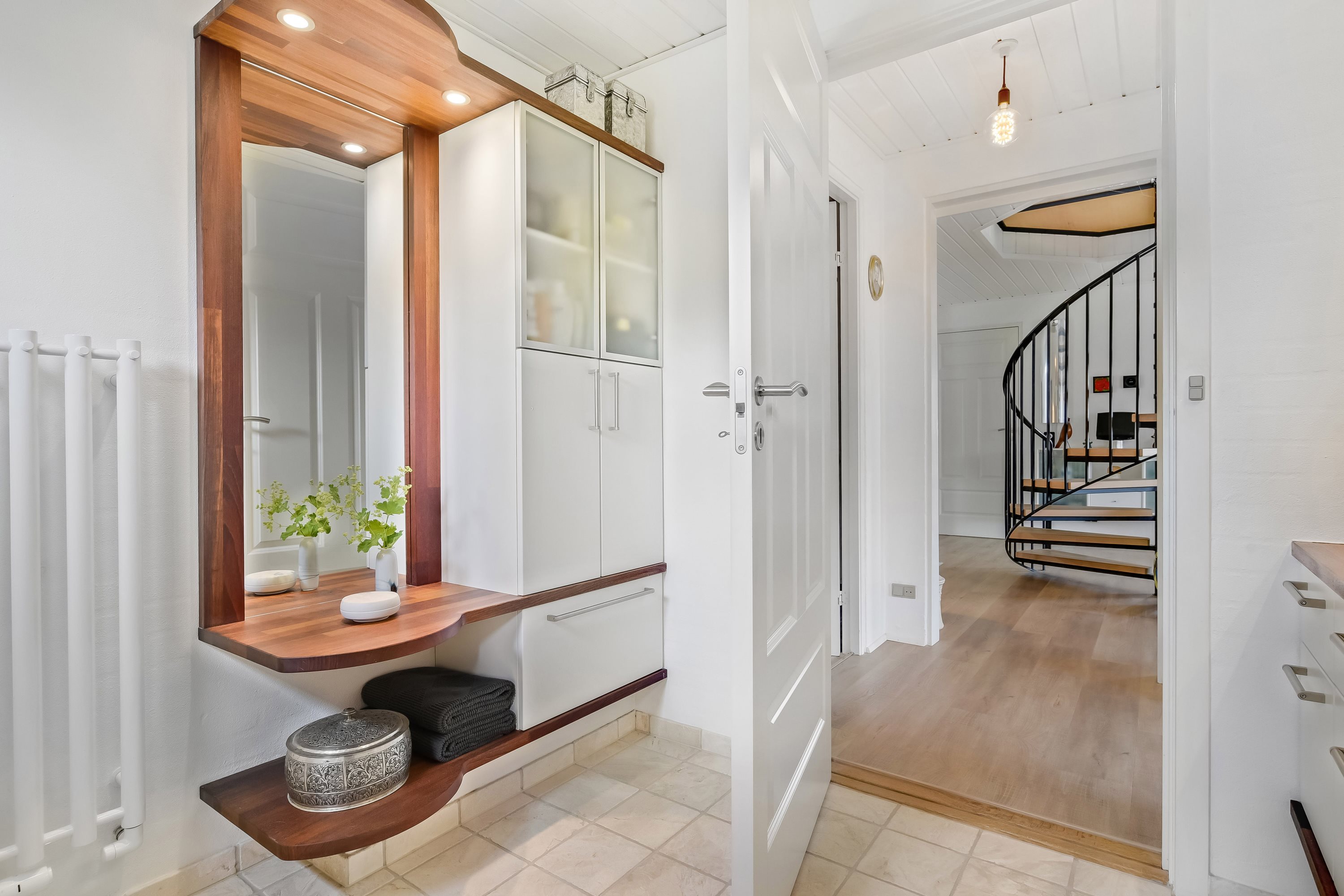 Fremhævet badeværelse billede i fuldskærmstilstand. Billede af Tannebækvej 20, Nørlem, 7620 Lemvig