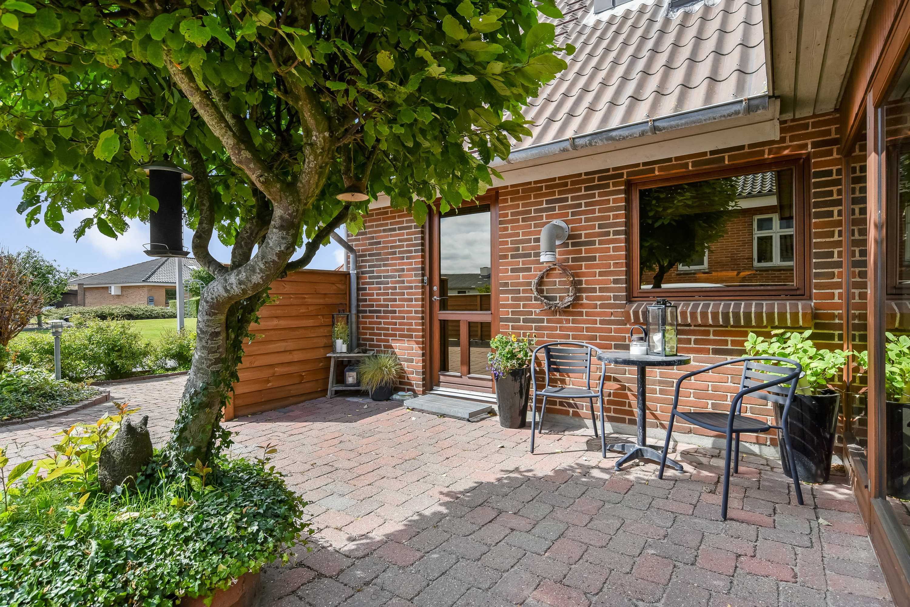 Fremhævet terrasse billede i fuldskærmstilstand. Billede af Tannebækvej 20, Nørlem, 7620 Lemvig