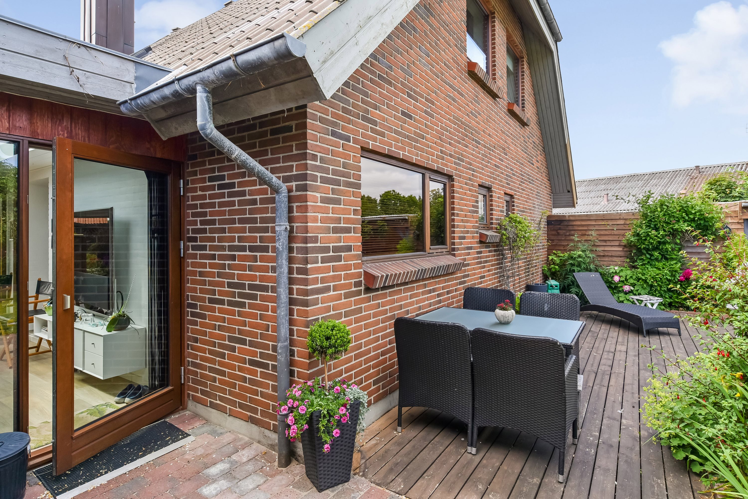 Fremhævet terrasse billede i fuldskærmstilstand. Billede af Tannebækvej 20, Nørlem, 7620 Lemvig