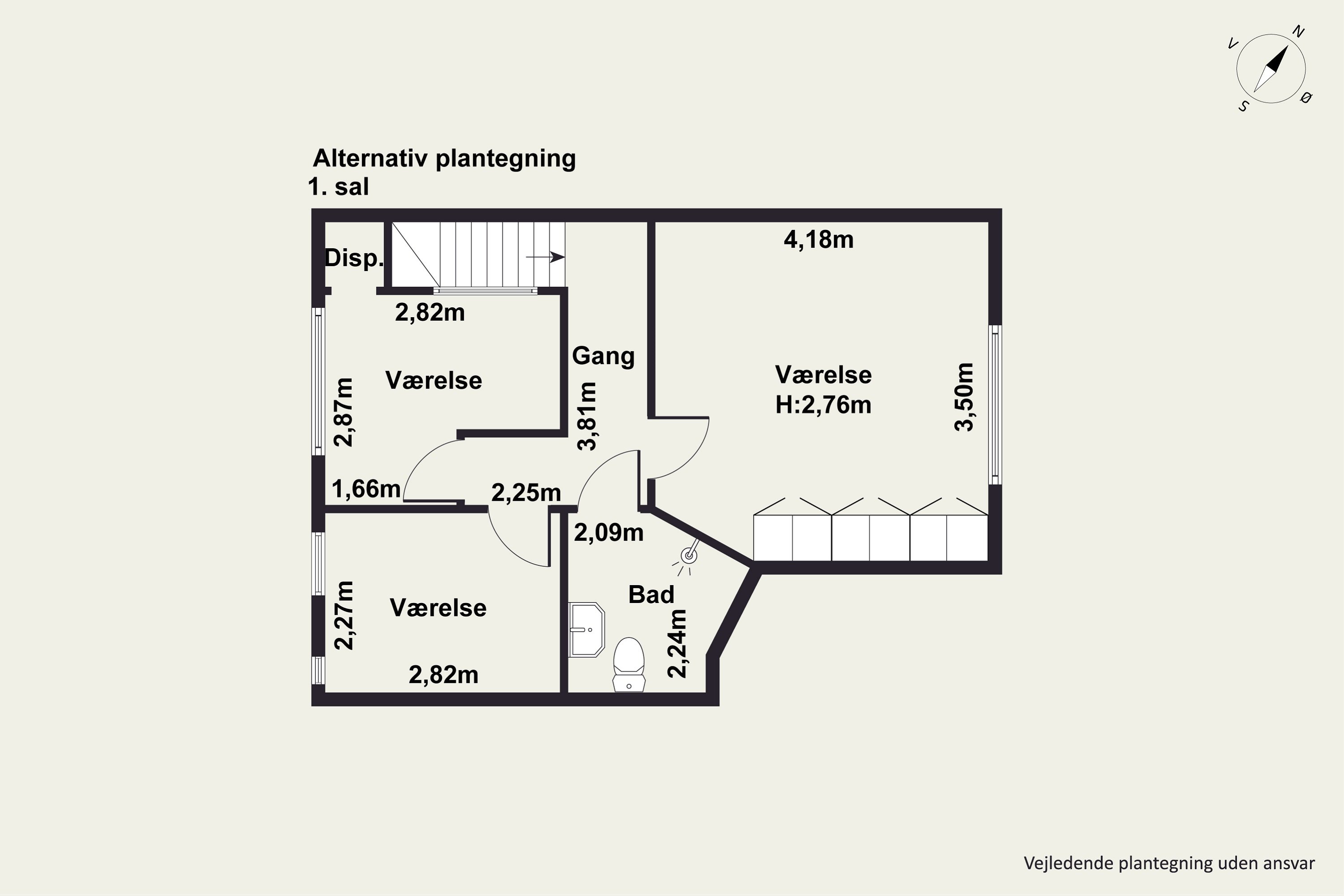 Plantegninger billede af H.P. Ørums Gade 41, st.., 2100 København Ø