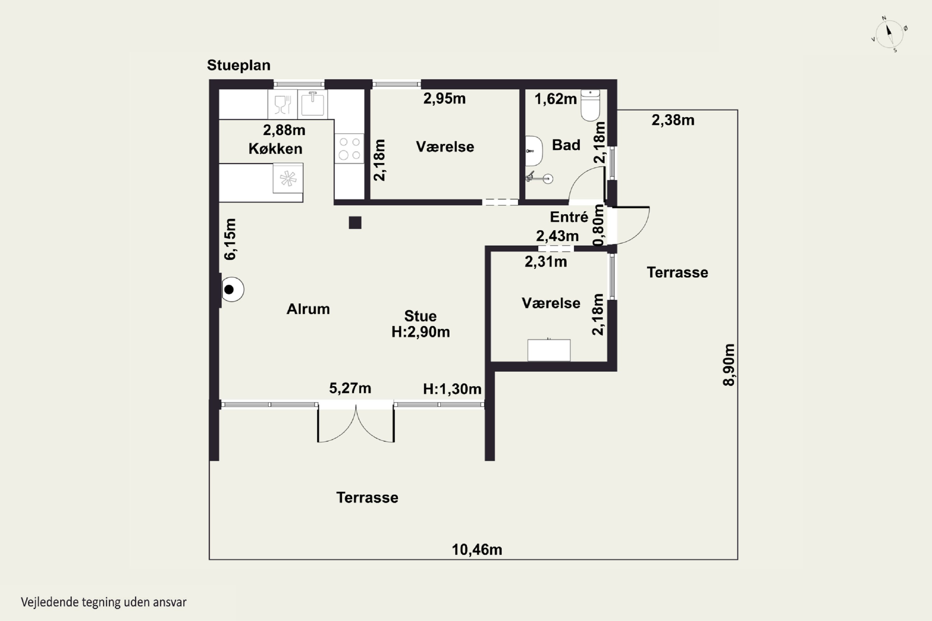 Plantegninger billede af Lupinvej 3, Bønsvig Str, 4720 Præstø