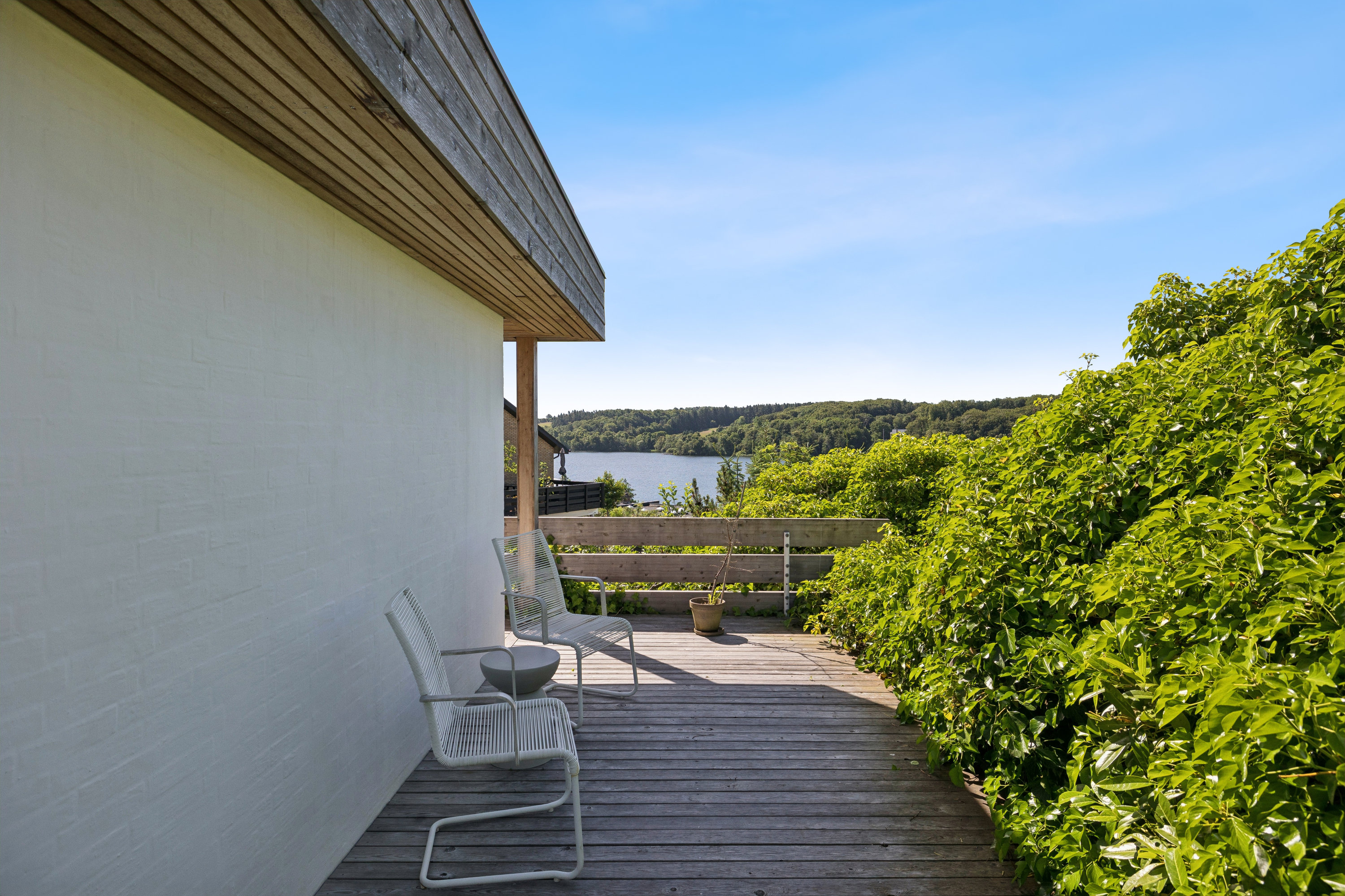 Fremhævet terrasse billede i fuldskærmstilstand. Billede af Cortinavej 6, Stilling, 8660 Skanderborg