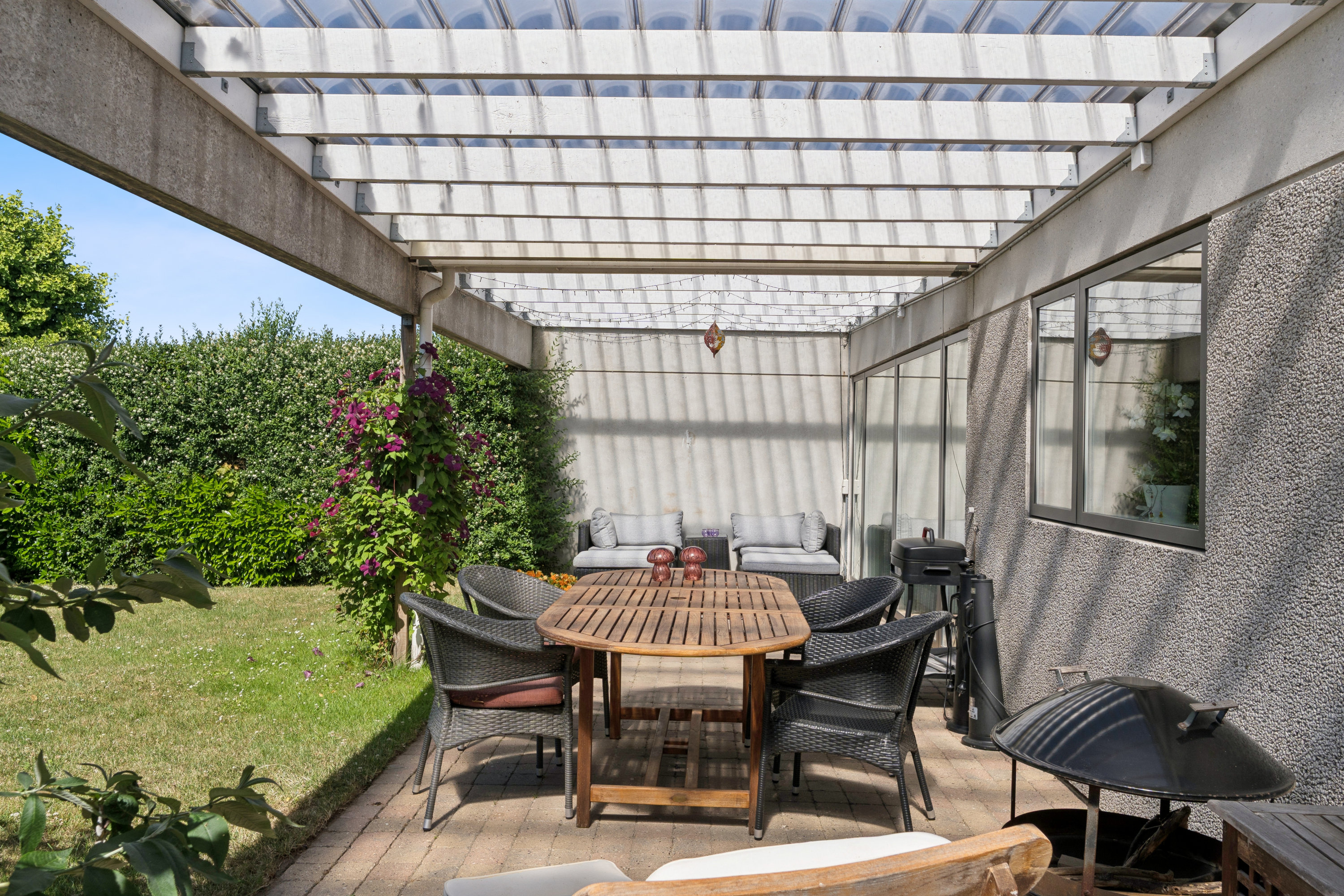 Fremhævet terrasse billede i fuldskærmstilstand. Billede af Vingetoften 116, 2730 Herlev