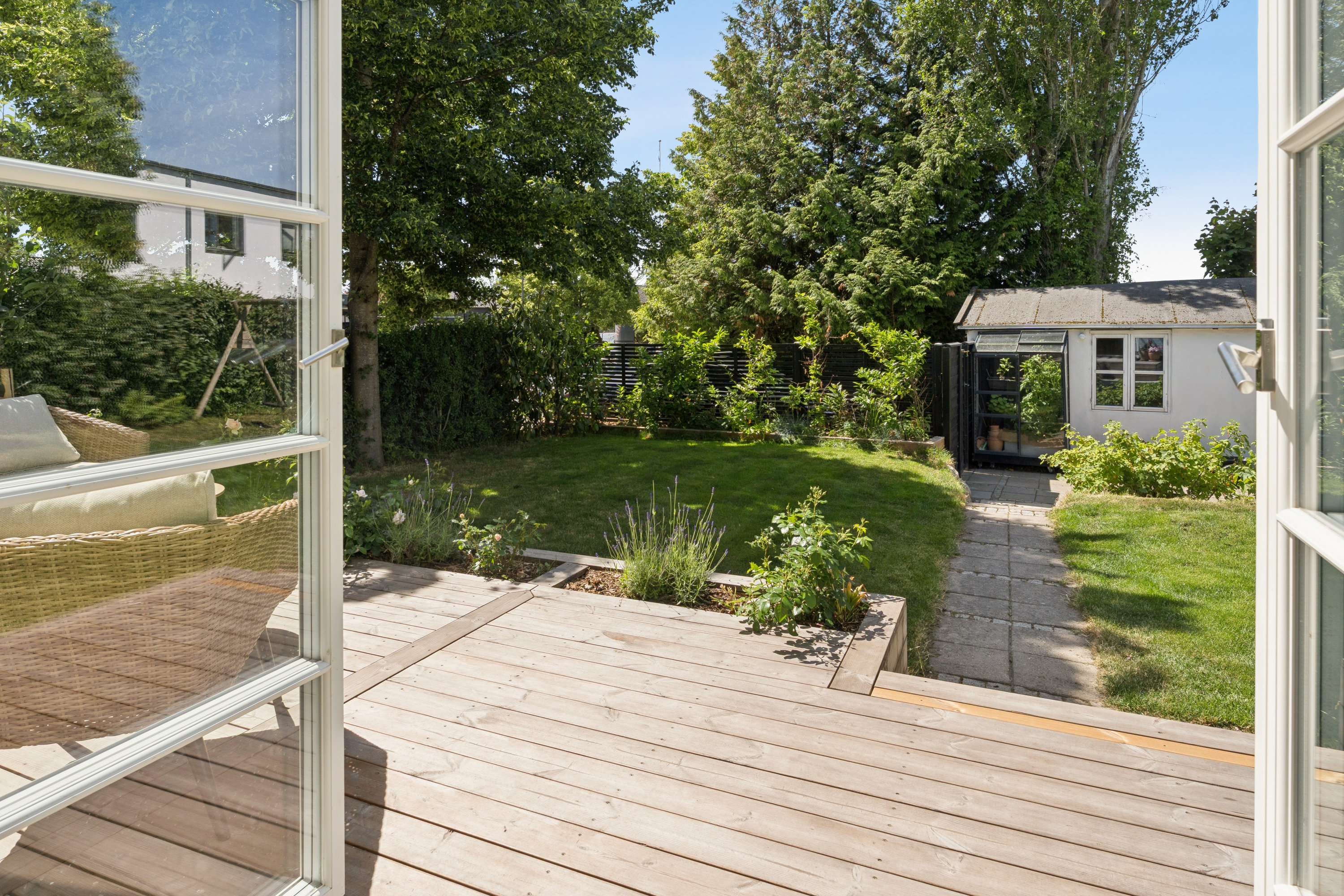 Fremhævet terrasse billede i fuldskærmstilstand. Billede af Gammel Klausdalsbrovej 490, 2730 Herlev