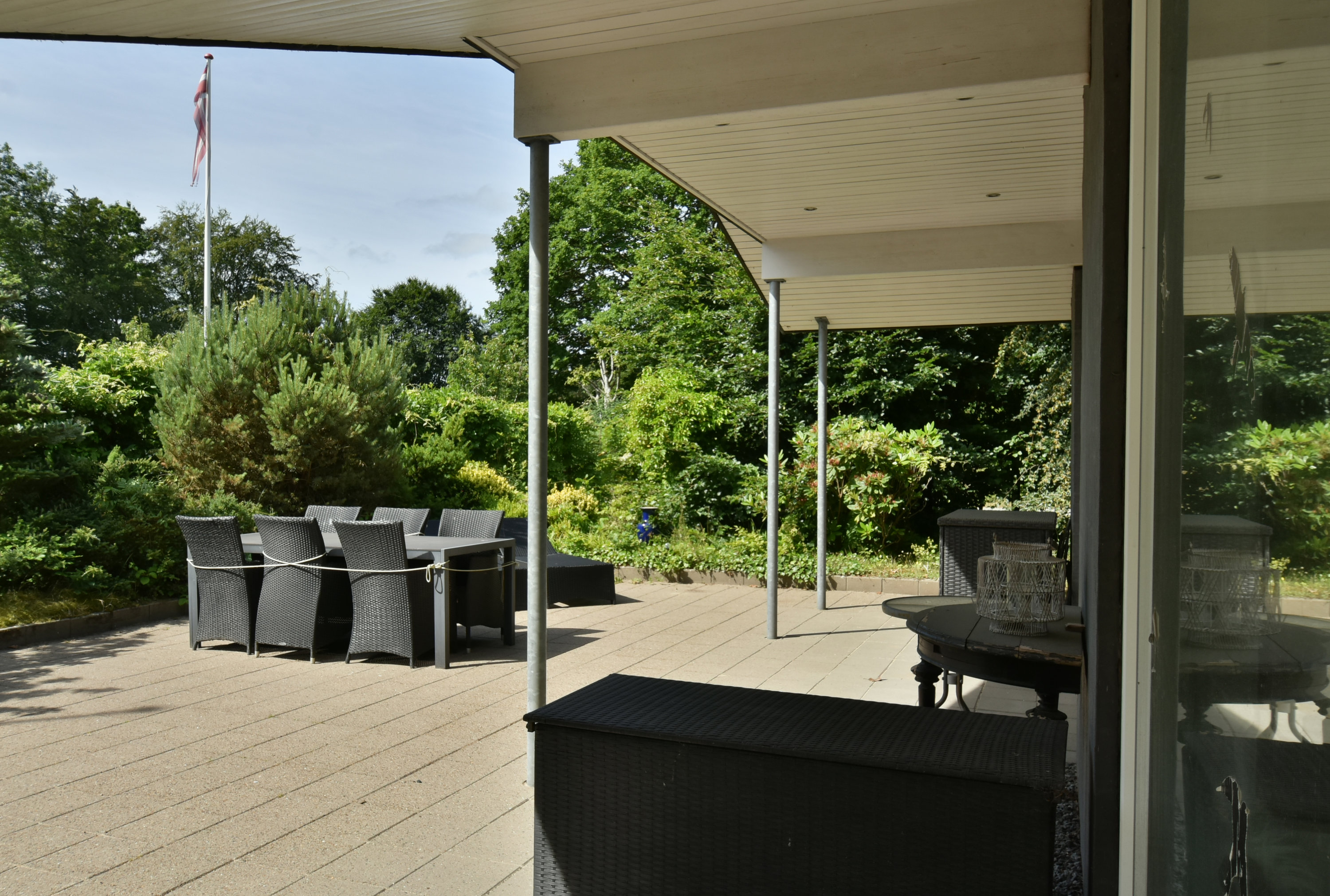 Fremhævet terrasse billede i fuldskærmstilstand. Billede af Nordsøvej 11, 7451 Sunds