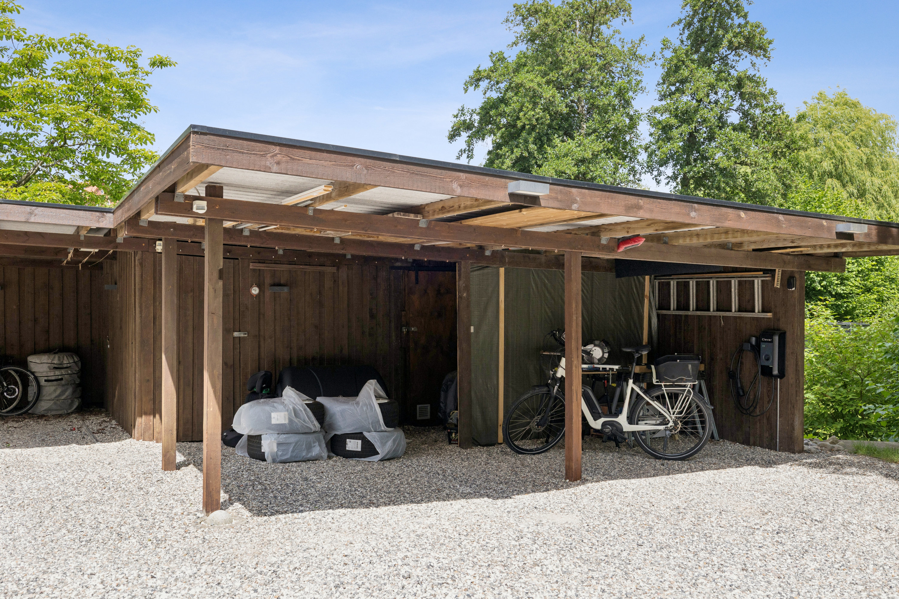 Fremhævet carport billede i fuldskærmstilstand. Billede af Skanderupgade 42B, 8660 Skanderborg