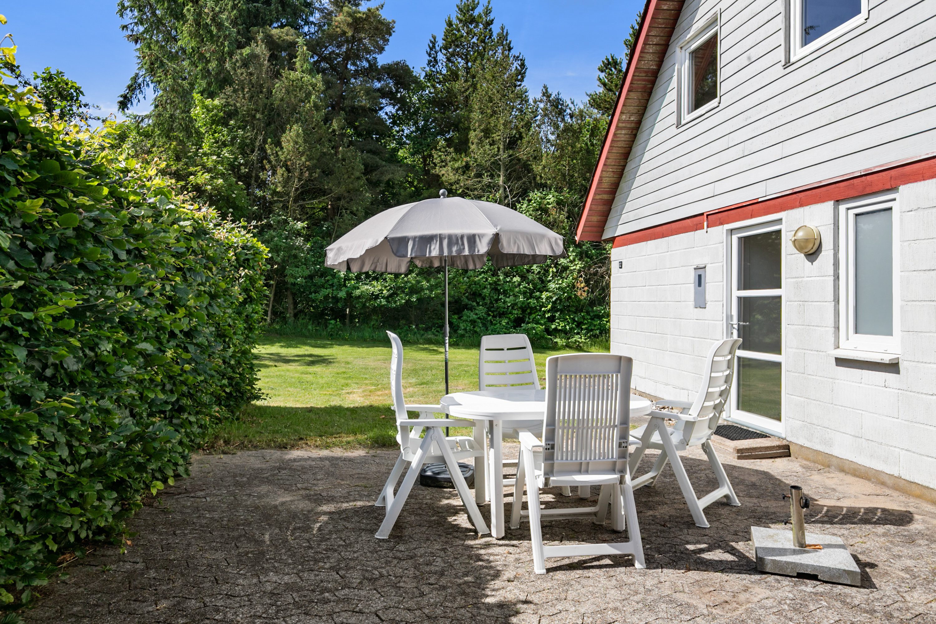 Fremhævet terrasse billede i fuldskærmstilstand. Billede af Lyngtoften 12, Ertebølle, 9640 Farsø