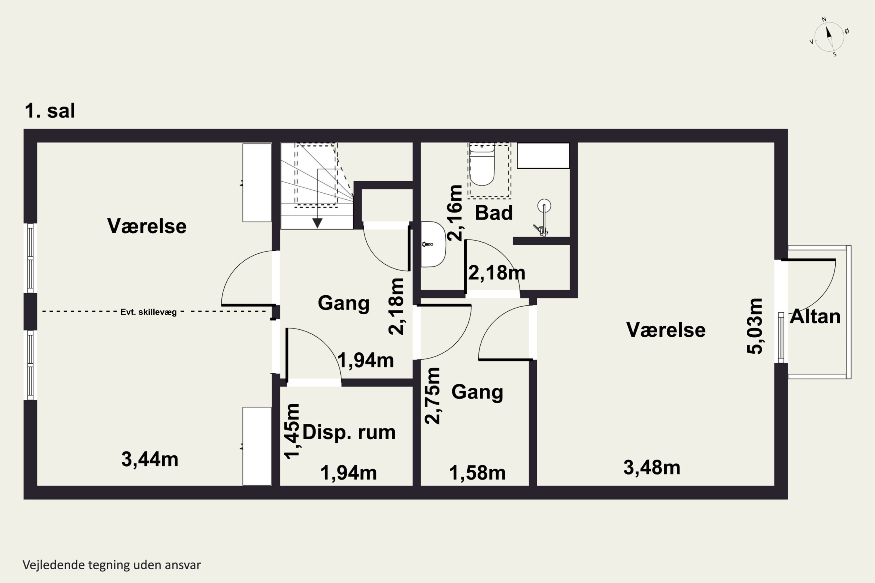 Plantegninger billede af Kastanievej 24, 8260 Viby J