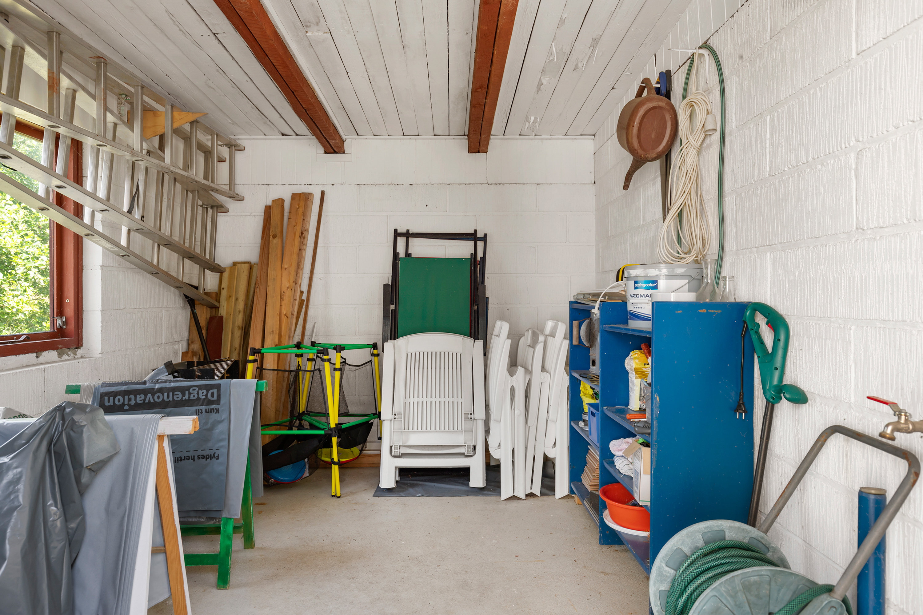 Fremhævet garage billede i fuldskærmstilstand. Billede af Lyngtoften 12, Ertebølle, 9640 Farsø