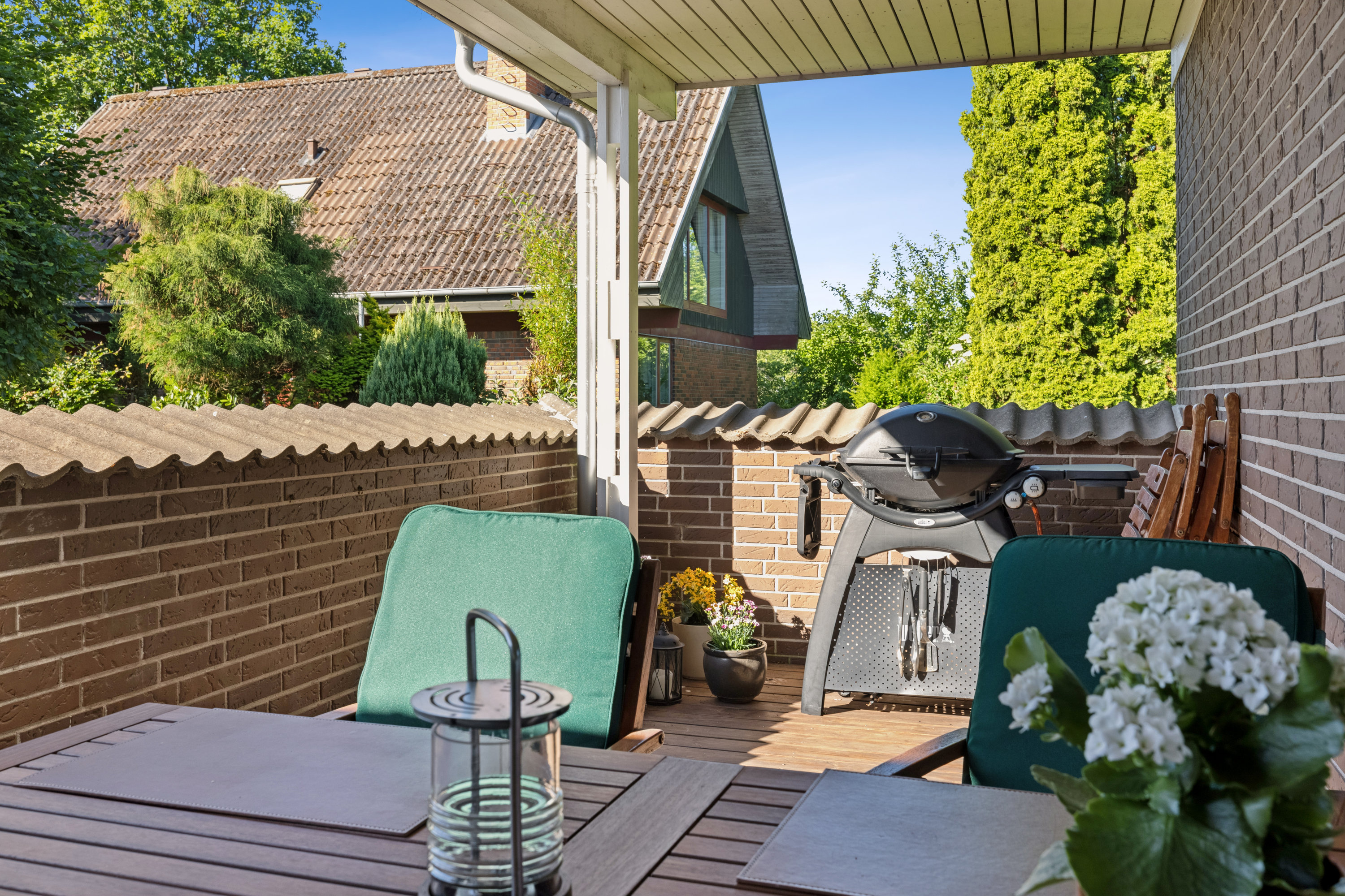 Fremhævet terrasse billede i fuldskærmstilstand. Billede af Frederiksberg 5, Hammershøj, 8830 Tjele