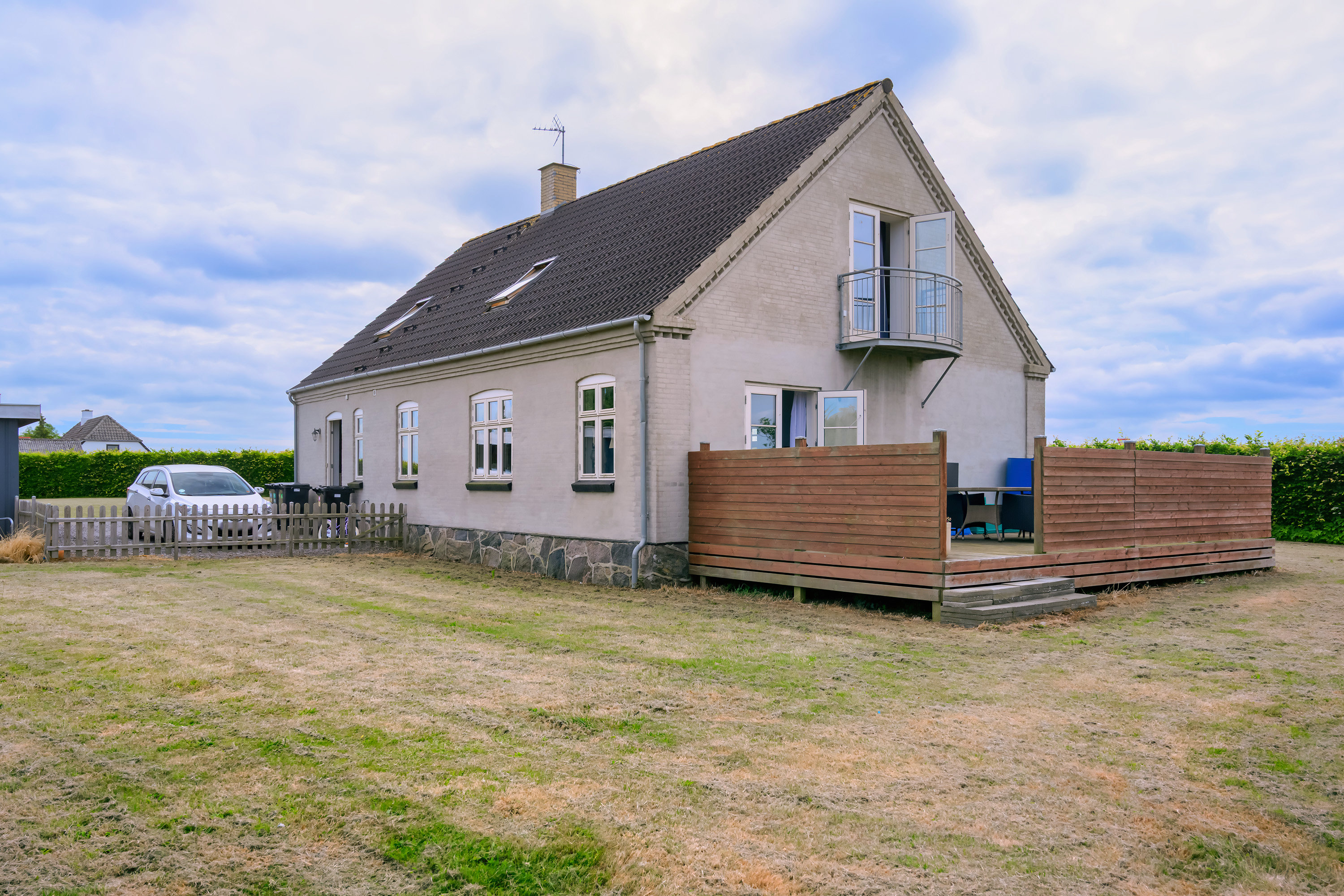 Fremhævet facade havesiden billede i fuldskærmstilstand. Billede af Gl. Landevej 35, Toreby, 4891 Toreby L