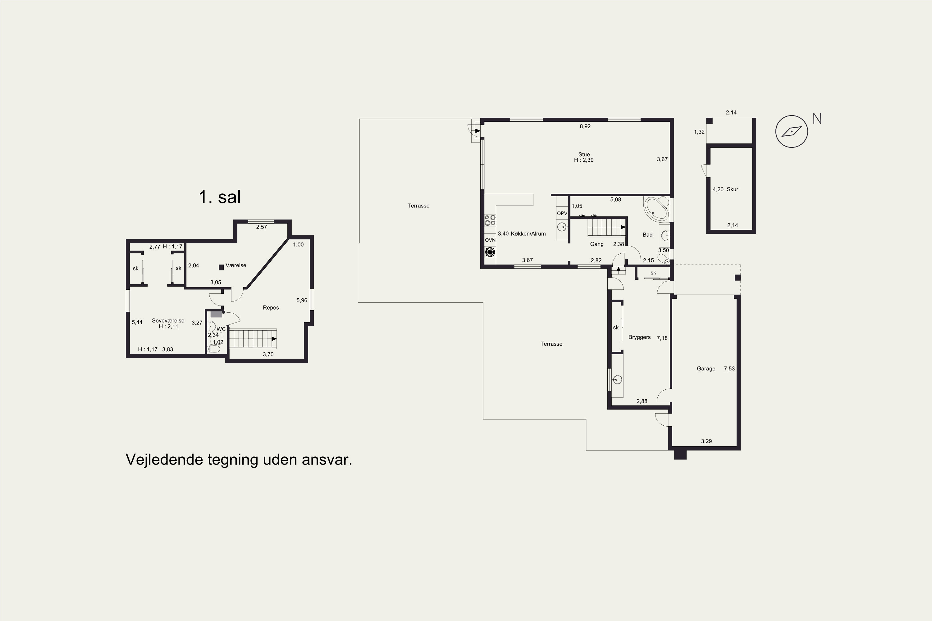 Plantegninger billede af Brunbjergvej 3, Løjt Kirkeby, 6200 Aabenraa