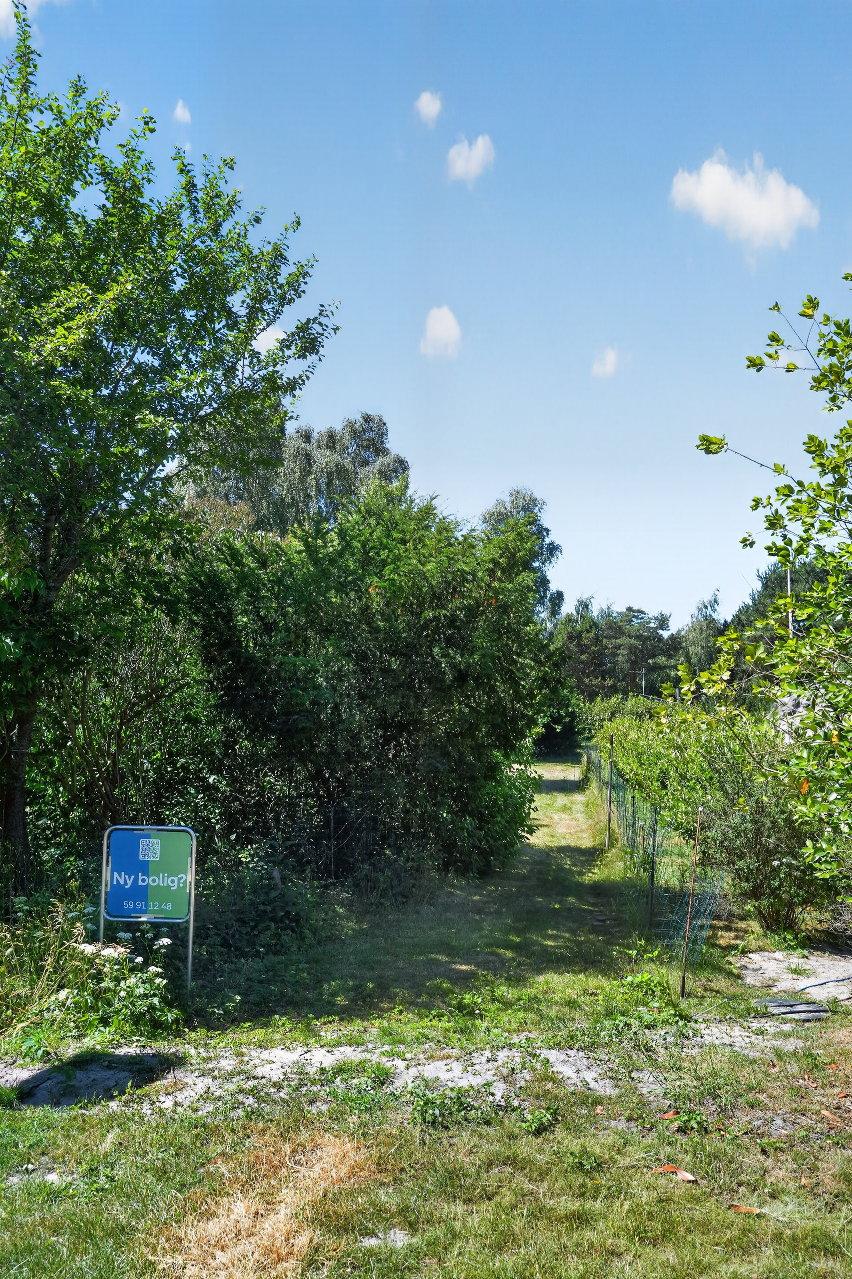 Fremhævet luftfoto billede i fuldskærmstilstand. Billede af Tjørneholmvej 32A, Ebbeløkke, 4500 Nykøbing Sj