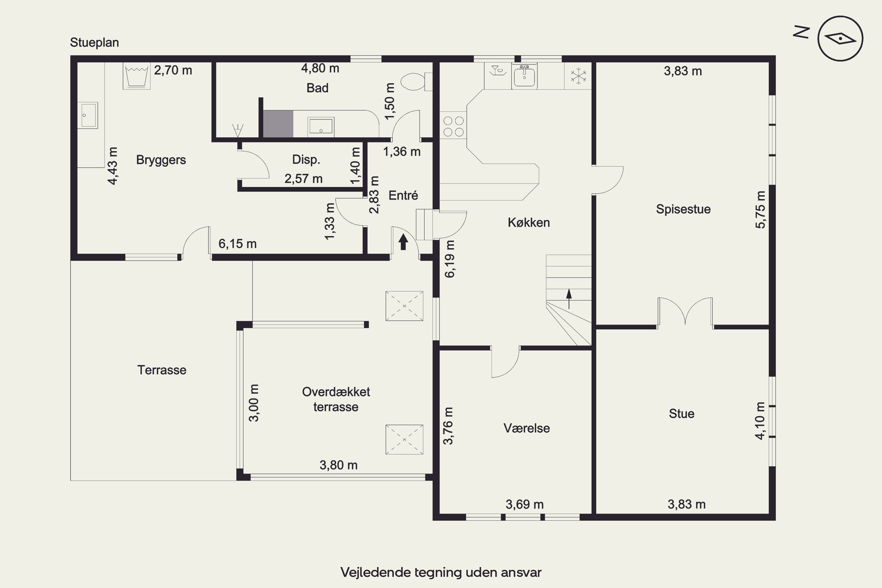 Plantegninger billede af Thyvej 4, Arentsminde, 9460 Brovst