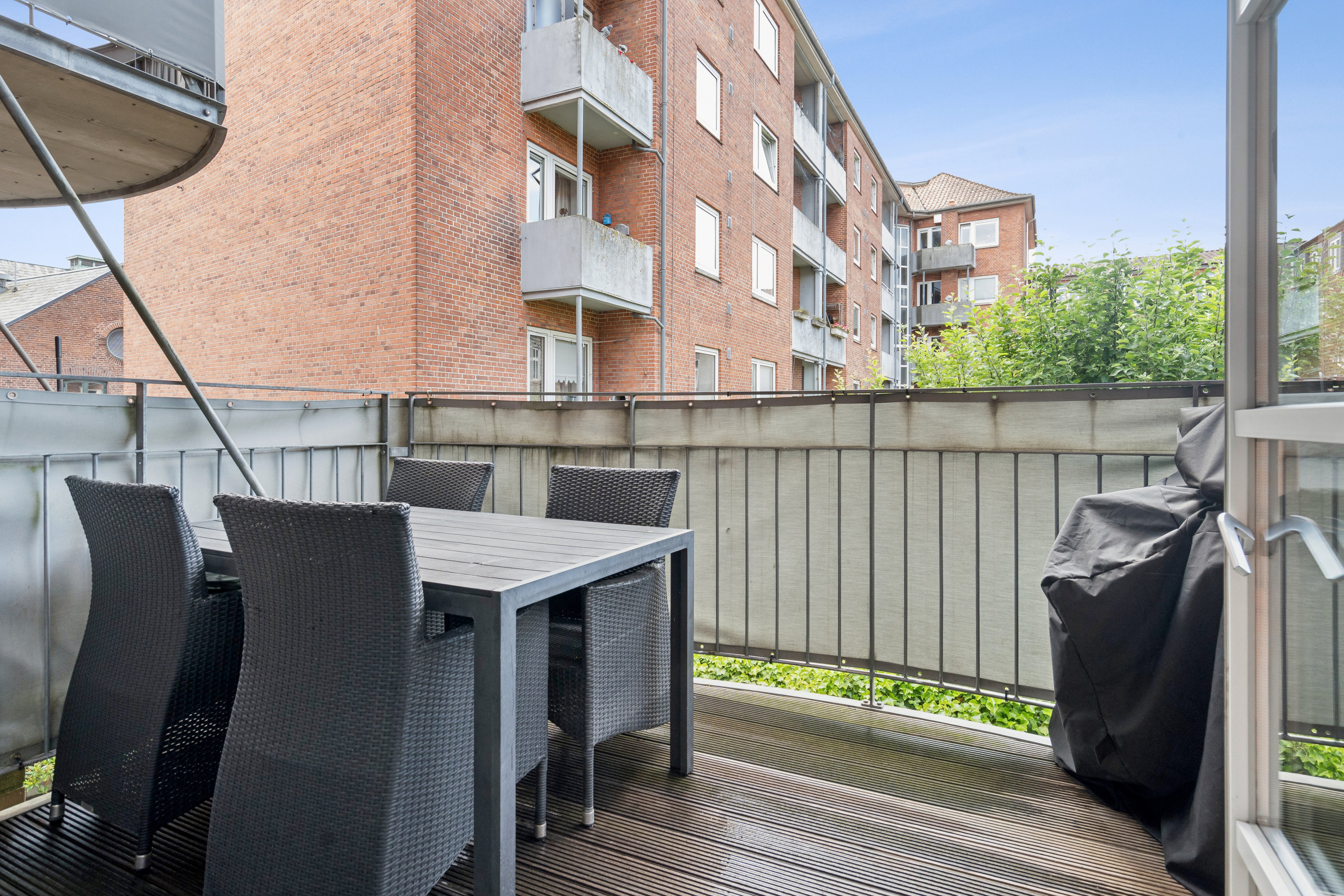 Fremhævet terrasse billede i fuldskærmstilstand. Billede af Steen Blichers Gade 1D, st.. th., 8900 Randers C