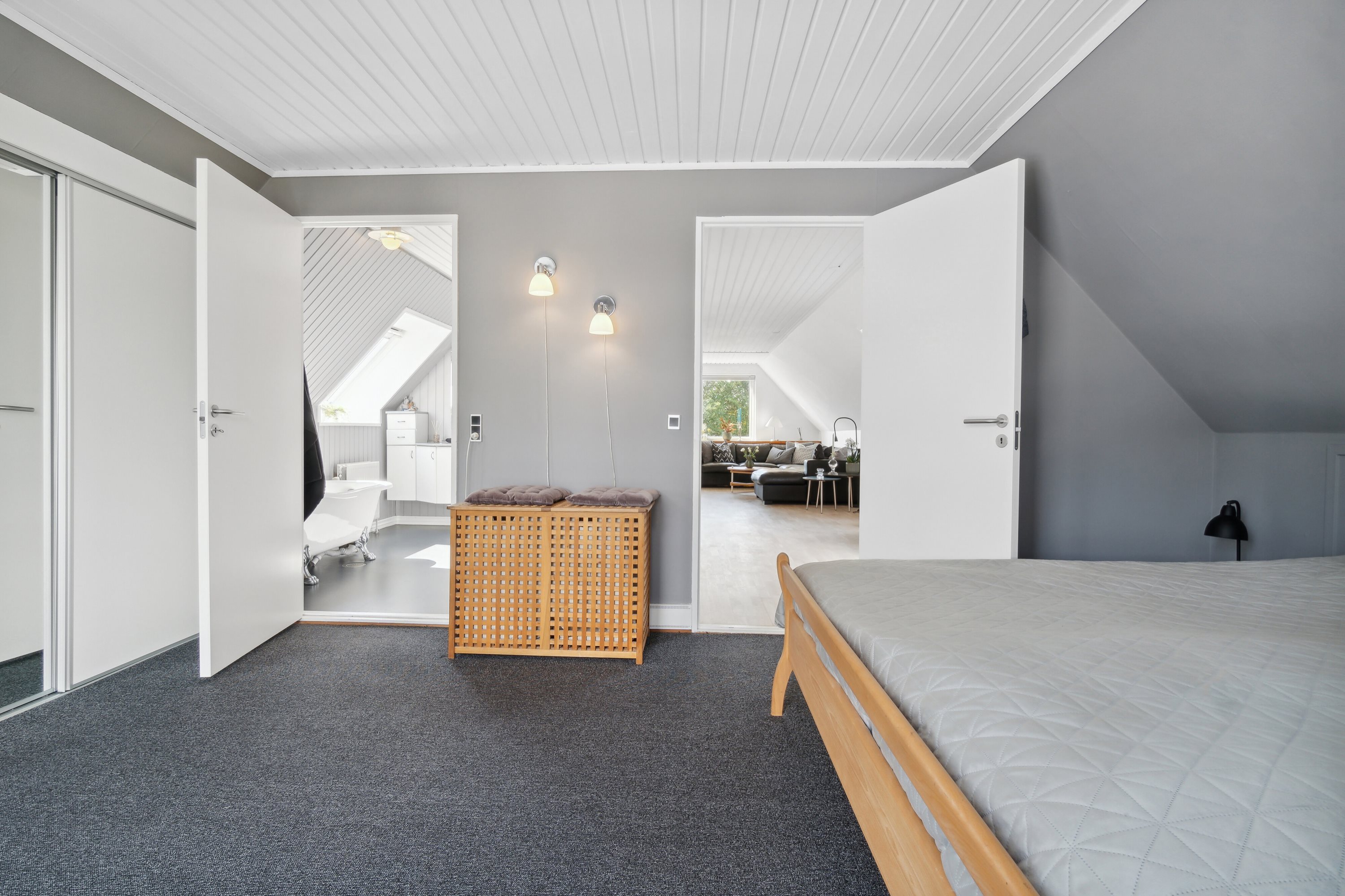 Fremhævet soveværelse billede i fuldskærmstilstand. Billede af Rybakkevej 20, 2791 Dragør