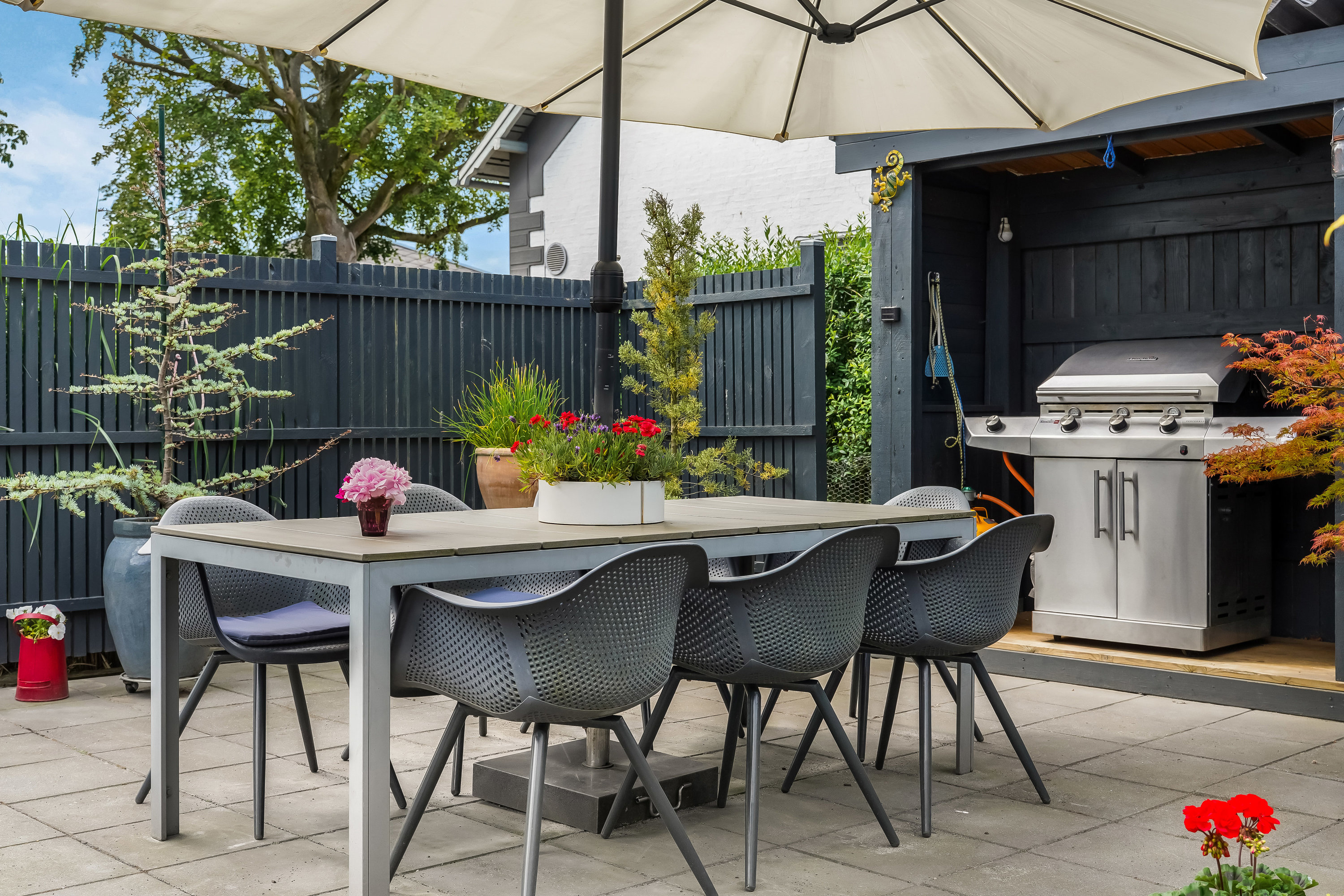 Fremhævet terrasse billede i fuldskærmstilstand. Billede af Nørregade 26, Ejby, 5592 Ejby