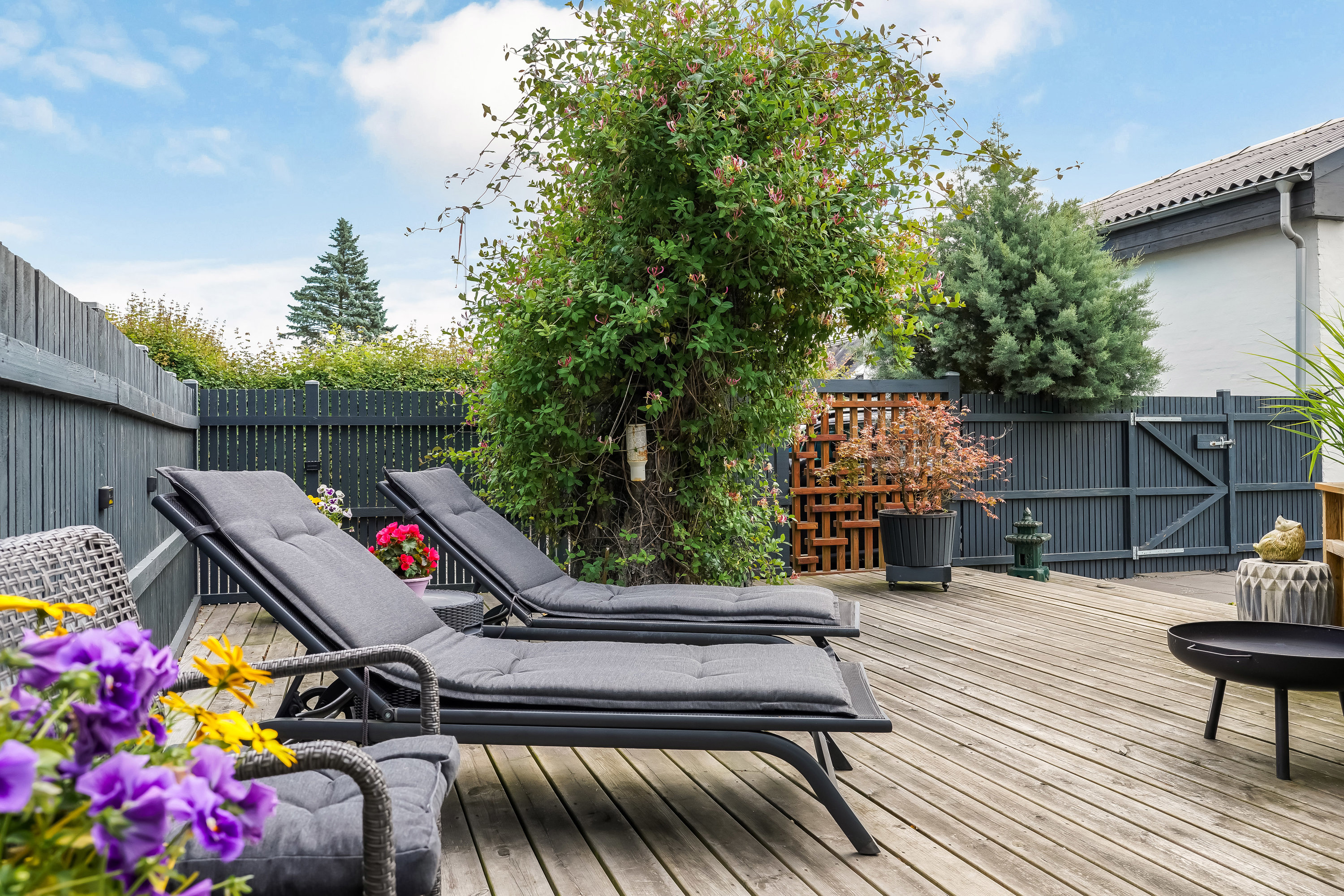 Fremhævet terrasse billede i fuldskærmstilstand. Billede af Nørregade 26, Ejby, 5592 Ejby