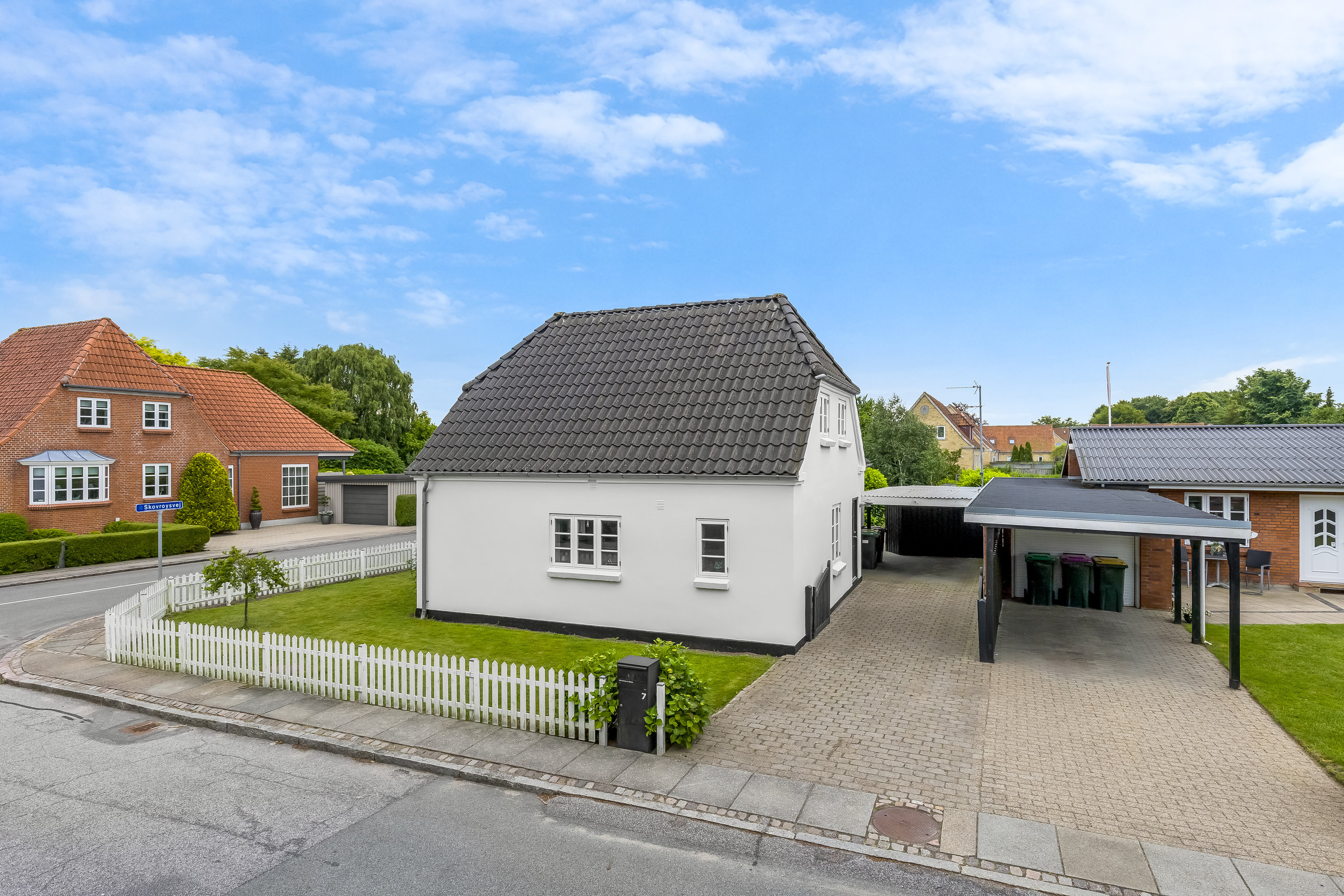 Fremhævet facade billede i fuldskærmstilstand. Billede af Nygade 7, 6270 Tønder