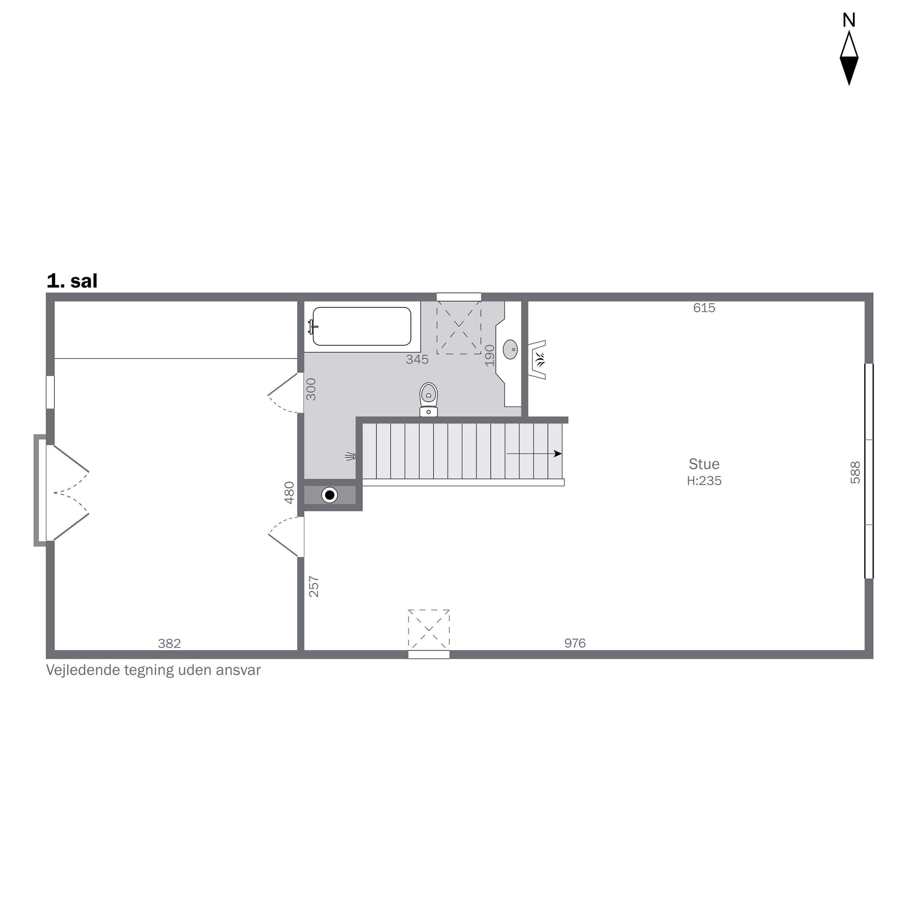 Plantegninger billede af Rybakkevej 20, 2791 Dragør