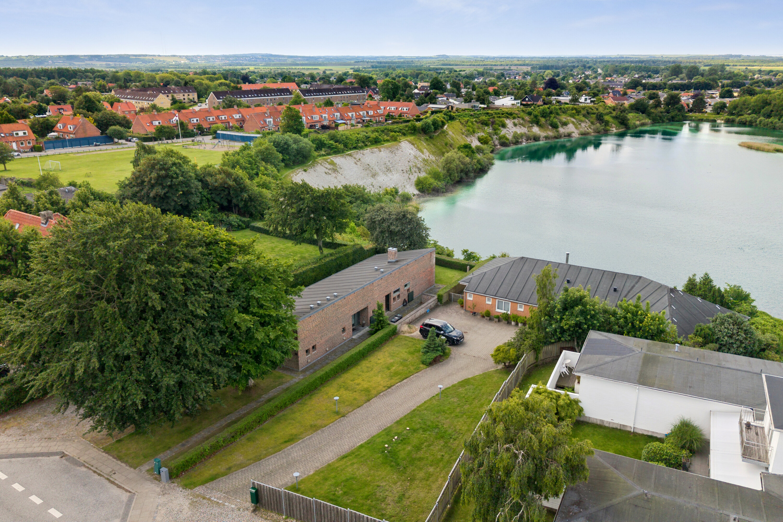 Fremhævet luftfoto billede i fuldskærmstilstand. Billede af Strøybergsvej 72, 9000 Aalborg