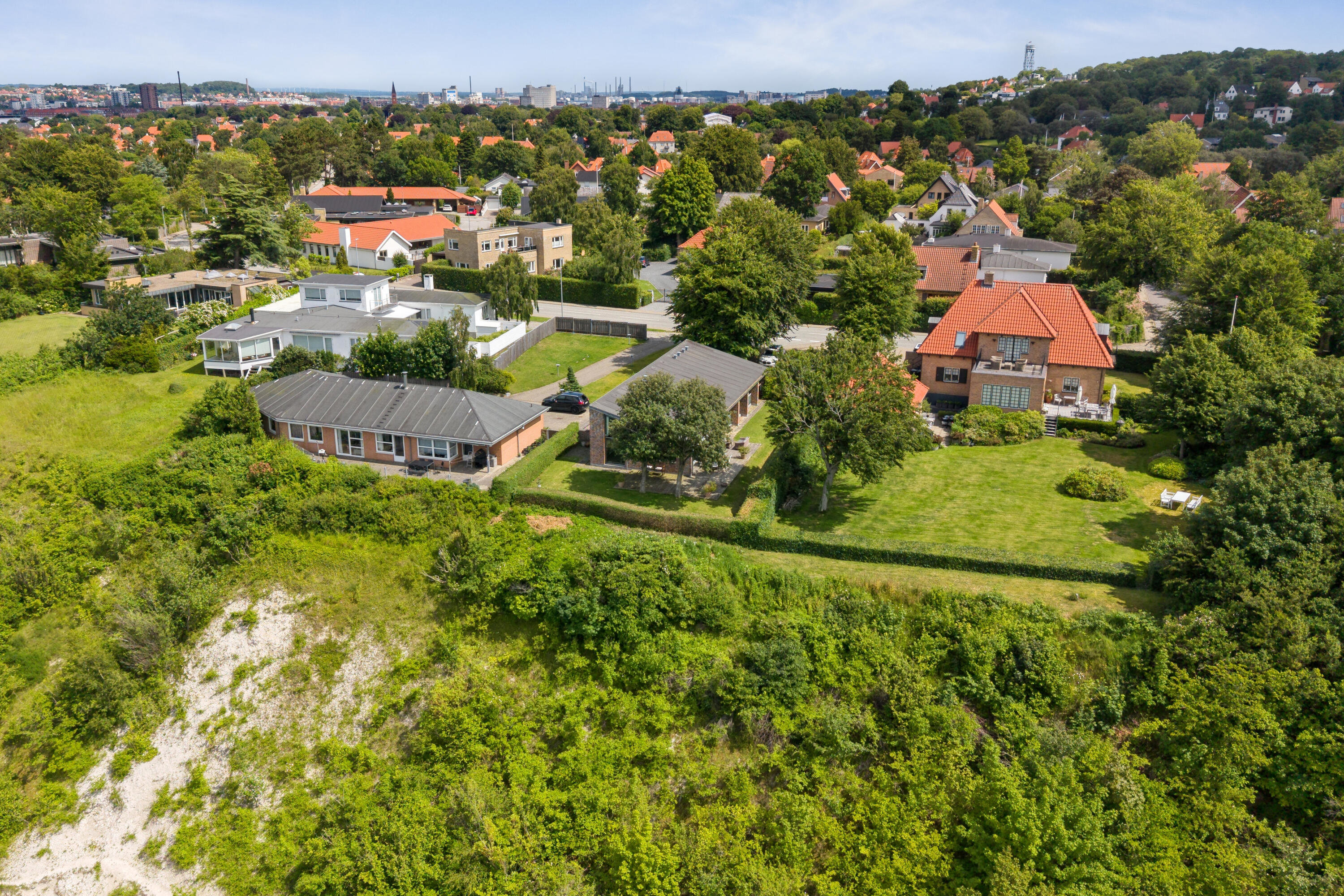 Fremhævet luftfoto billede i fuldskærmstilstand. Billede af Strøybergsvej 72, 9000 Aalborg
