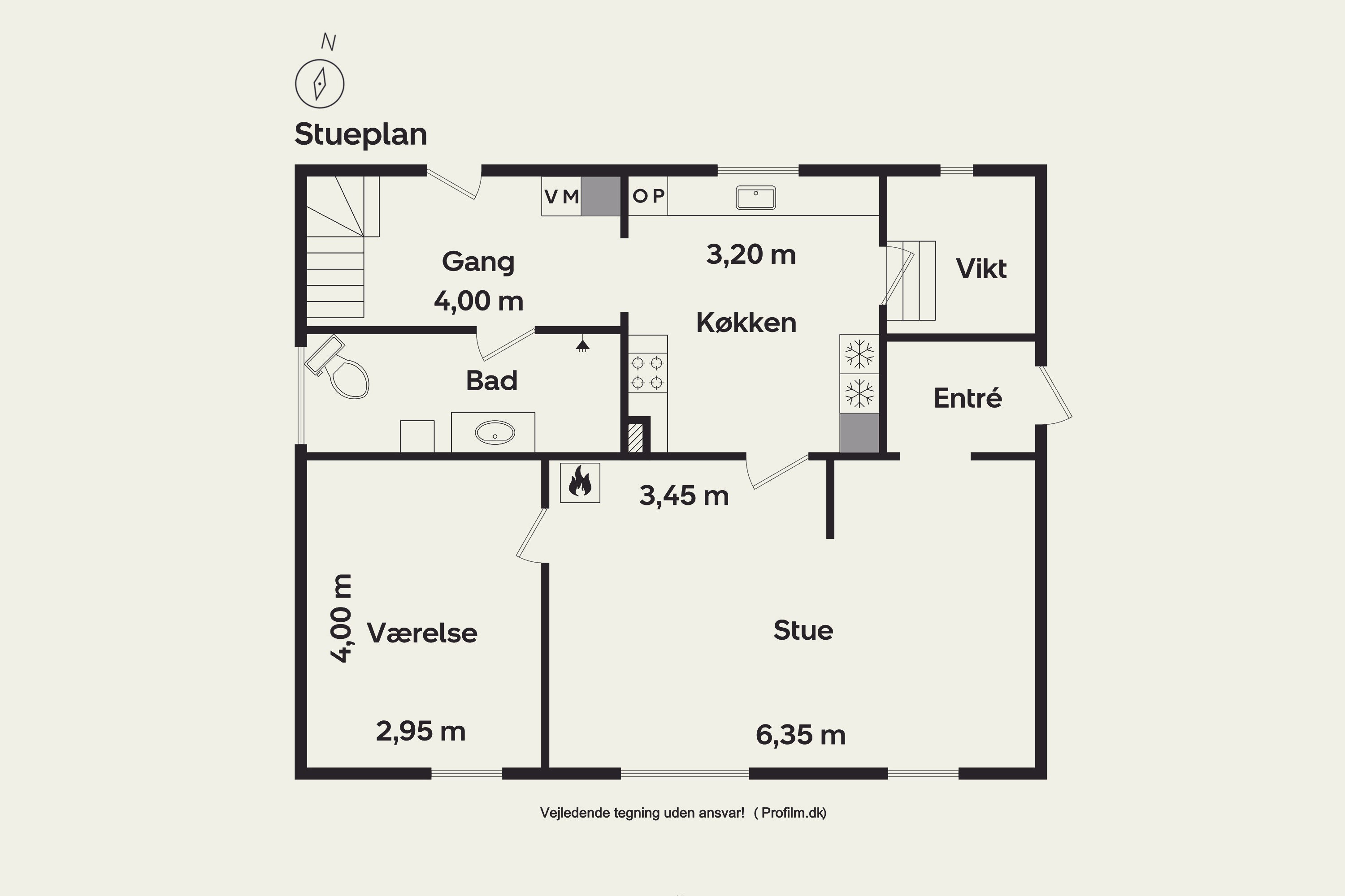 Plantegninger billede af Knudstrupvej 6, 4180 Sorø