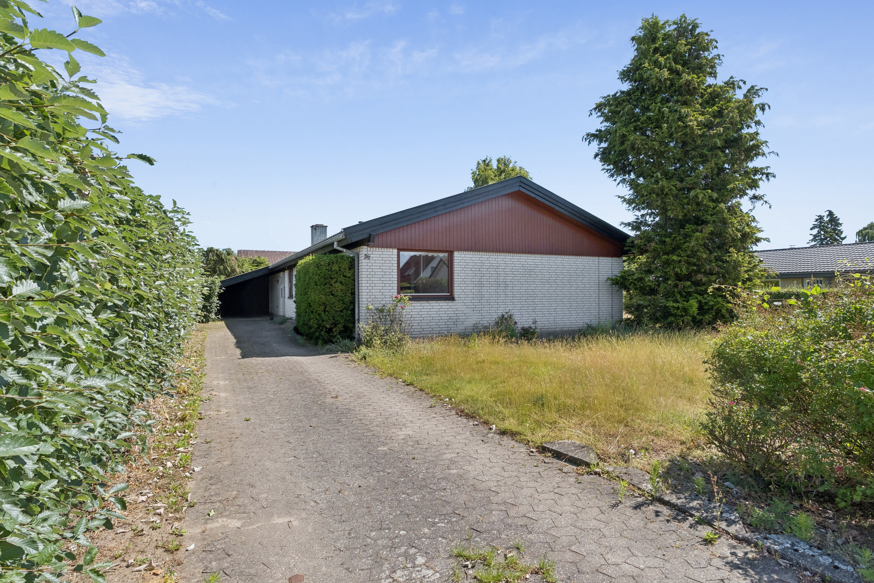 Fremhævet set fra vejen billede i fuldskærmstilstand. Billede af Herman Bangs Vej 26, 4700 Næstved