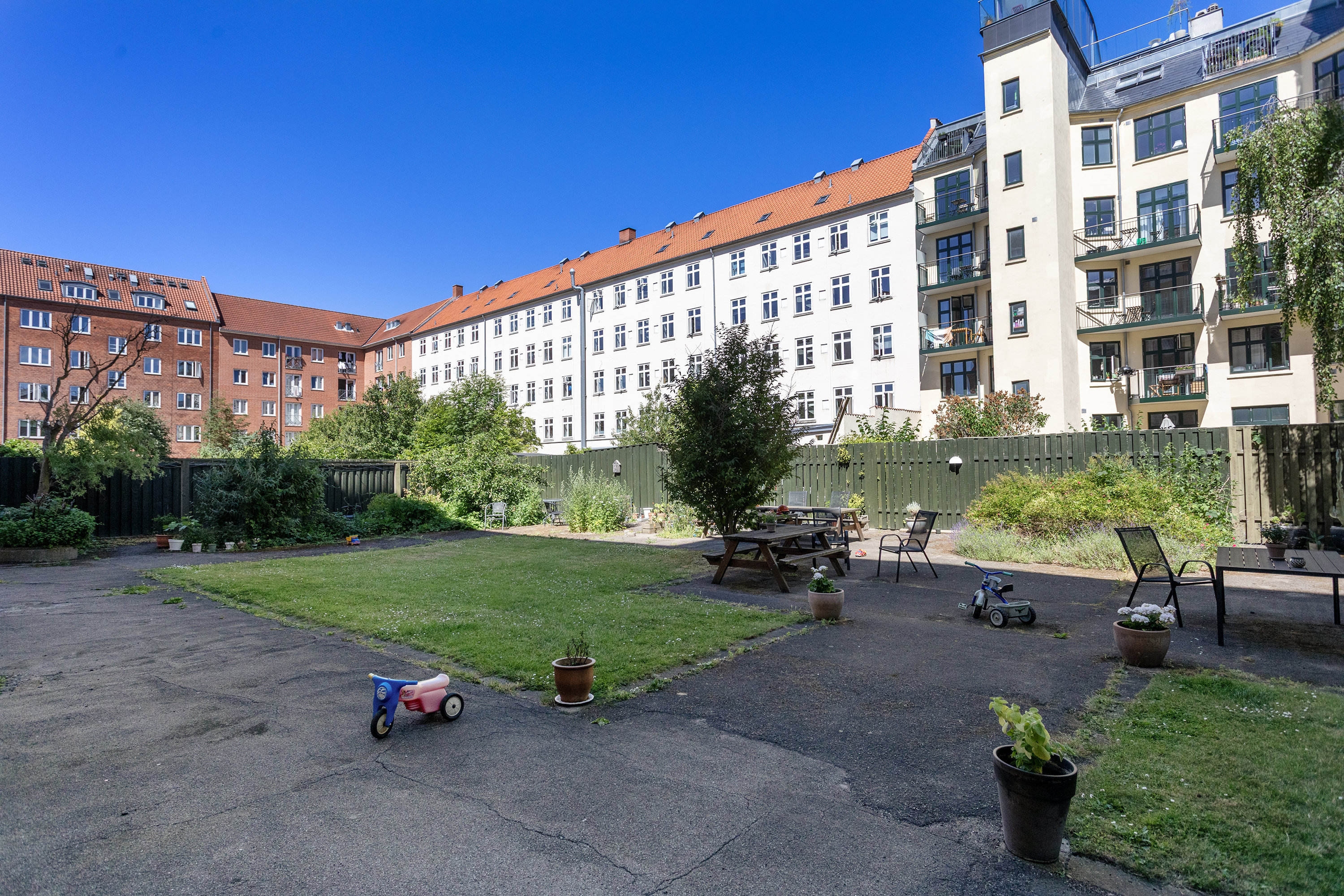 Fremhævet gårdmiljø billede i fuldskærmstilstand. Billede af Rumæniensgade 6, st.. th., 2300 København S