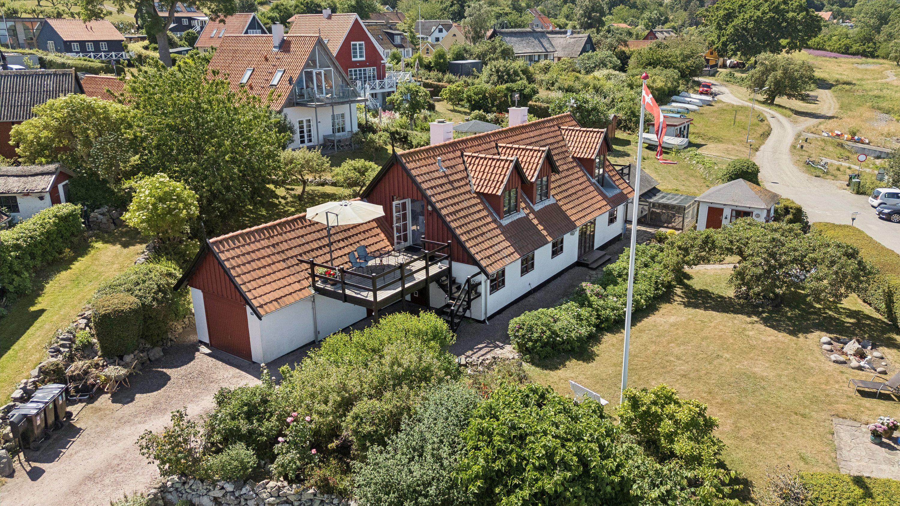Fremhævet luftfoto billede i fuldskærmstilstand. Billede af Bølshavn 29C, Bølshavn, 3740 Svaneke