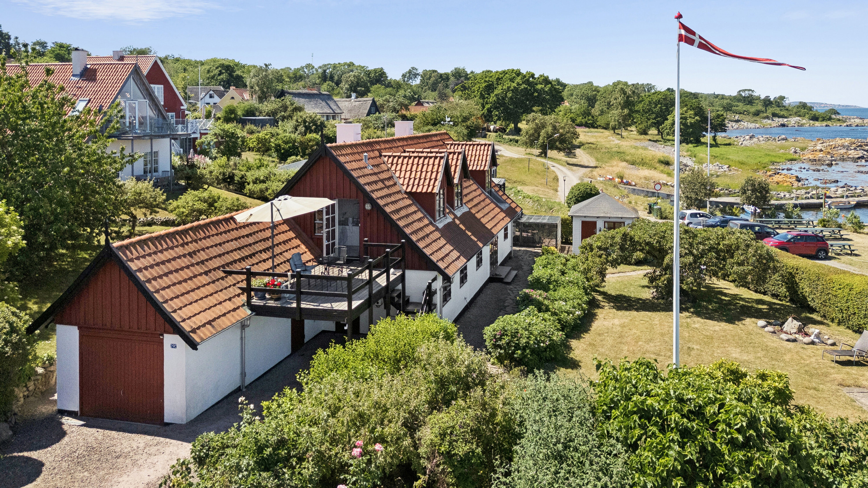 Fremhævet luftfoto billede i fuldskærmstilstand. Billede af Bølshavn 29C, Bølshavn, 3740 Svaneke