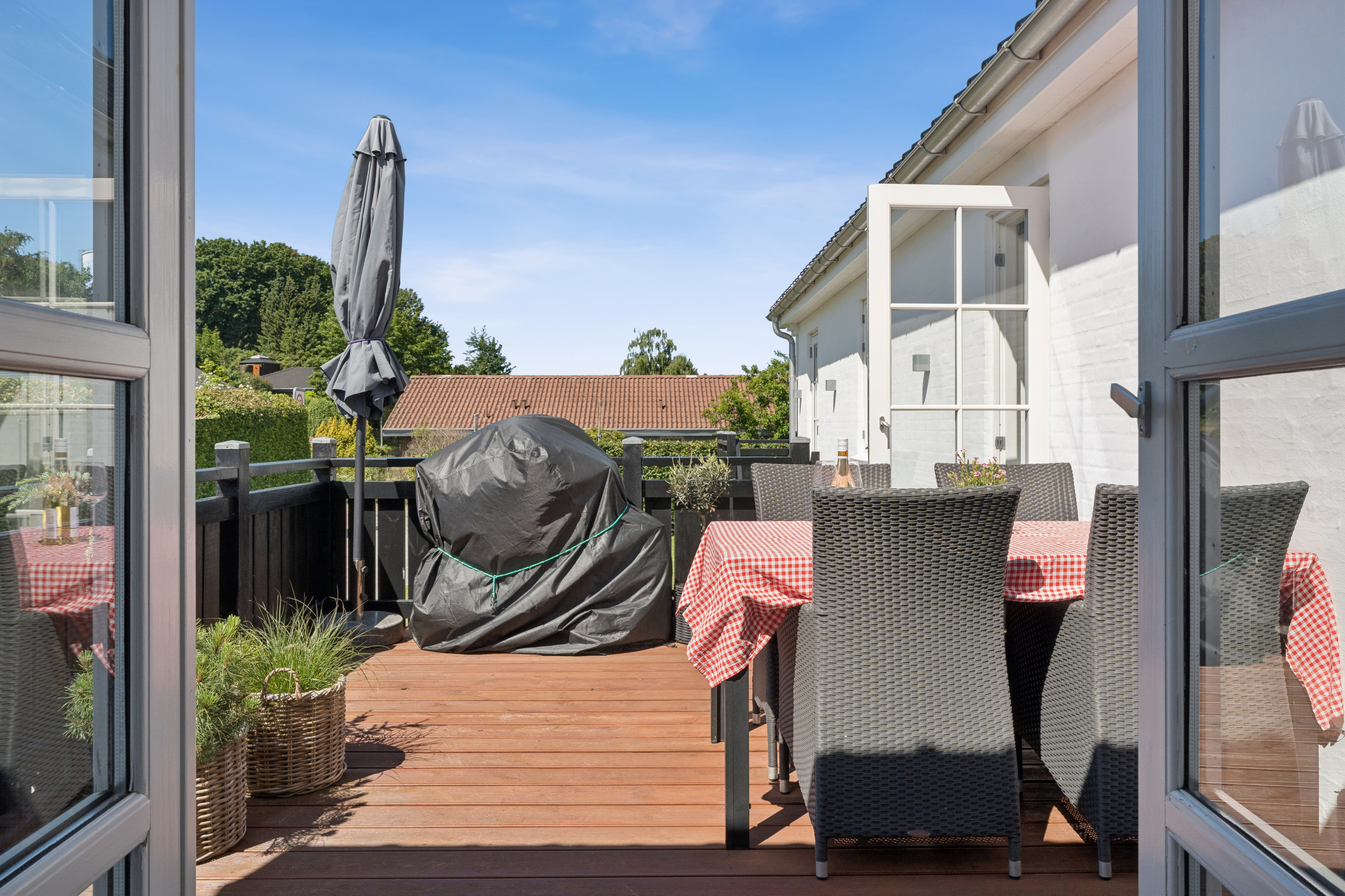 Fremhævet terrasse billede i fuldskærmstilstand. Billede af Nørre Tranders Vej 70, Vejgaard, 9000 Aalborg