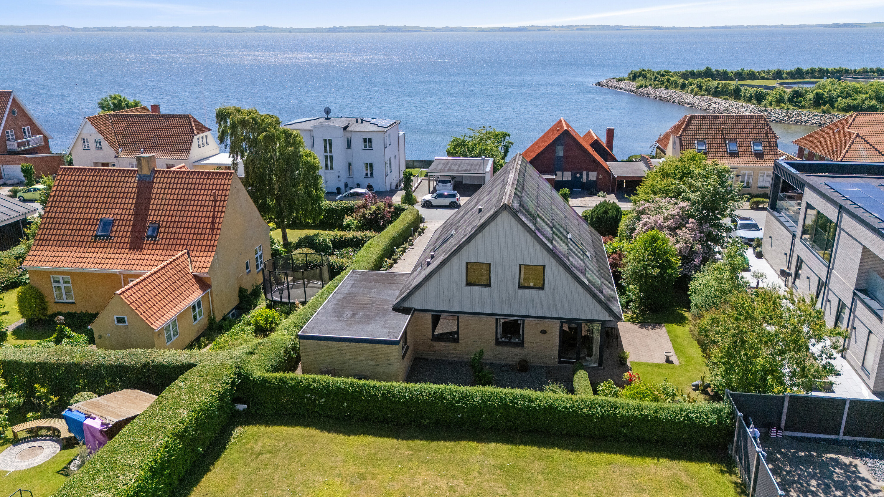 Fremhævet luftfoto billede i fuldskærmstilstand. Billede af Johnsens Alle 19, 7700 Thisted