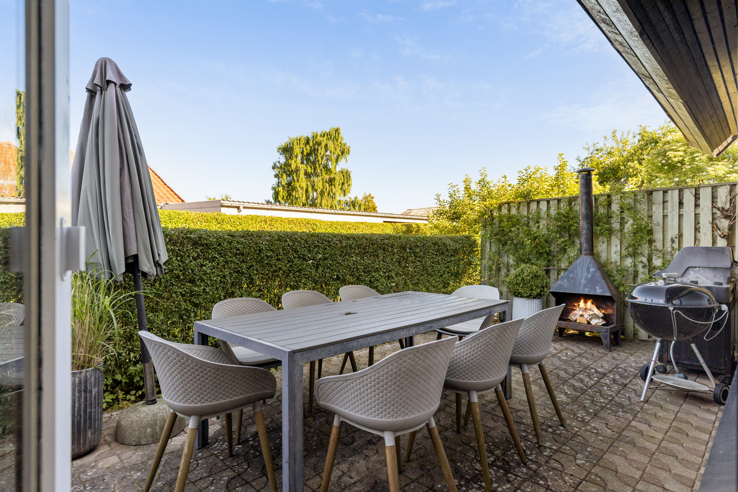 Fremhævet terrasse billede i fuldskærmstilstand. Billede af Dyssevænget 4, 5610 Assens