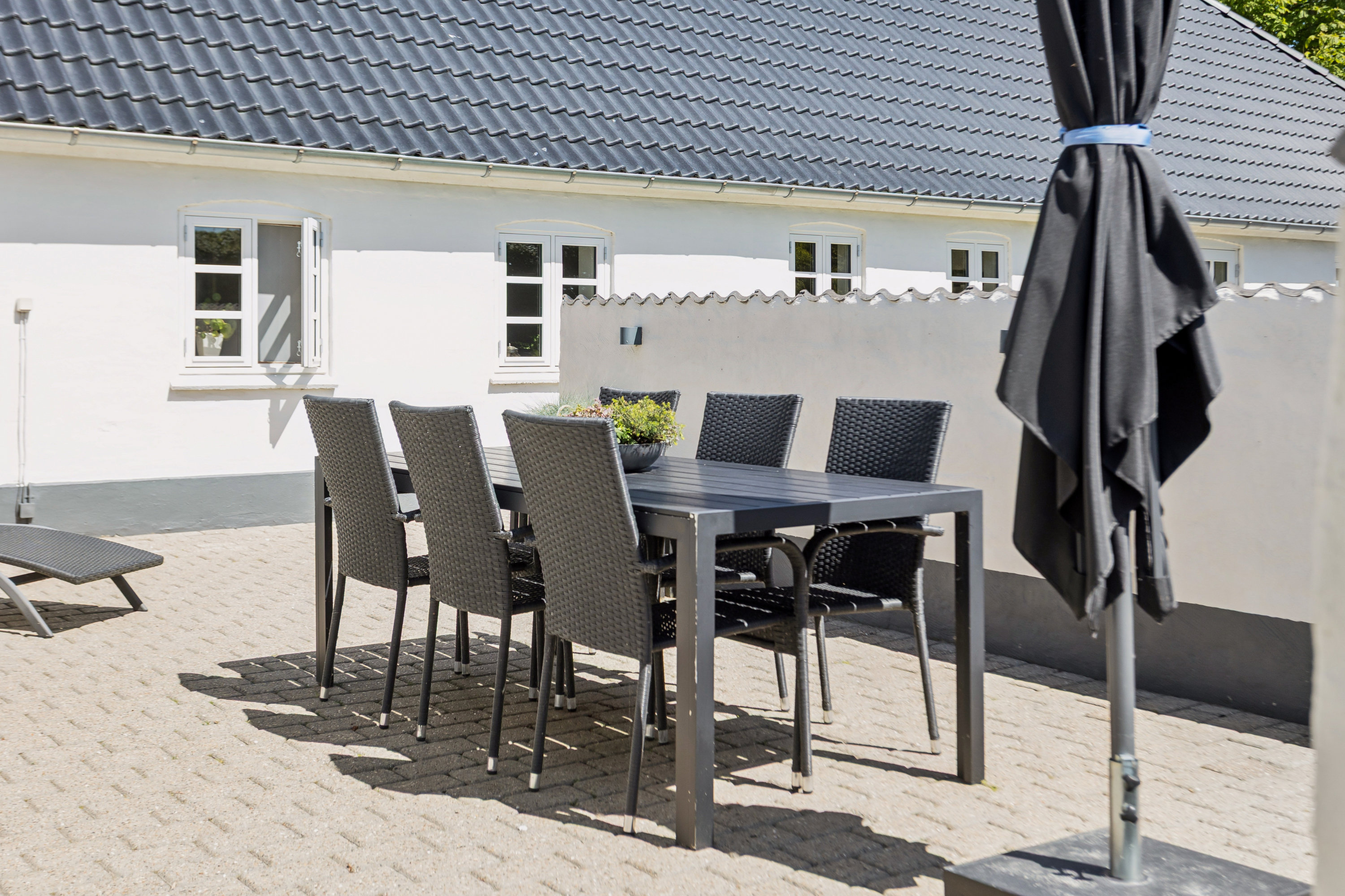 Fremhævet terrasse billede i fuldskærmstilstand. Billede af Lyngbro 10, Erslev, 7950 Erslev