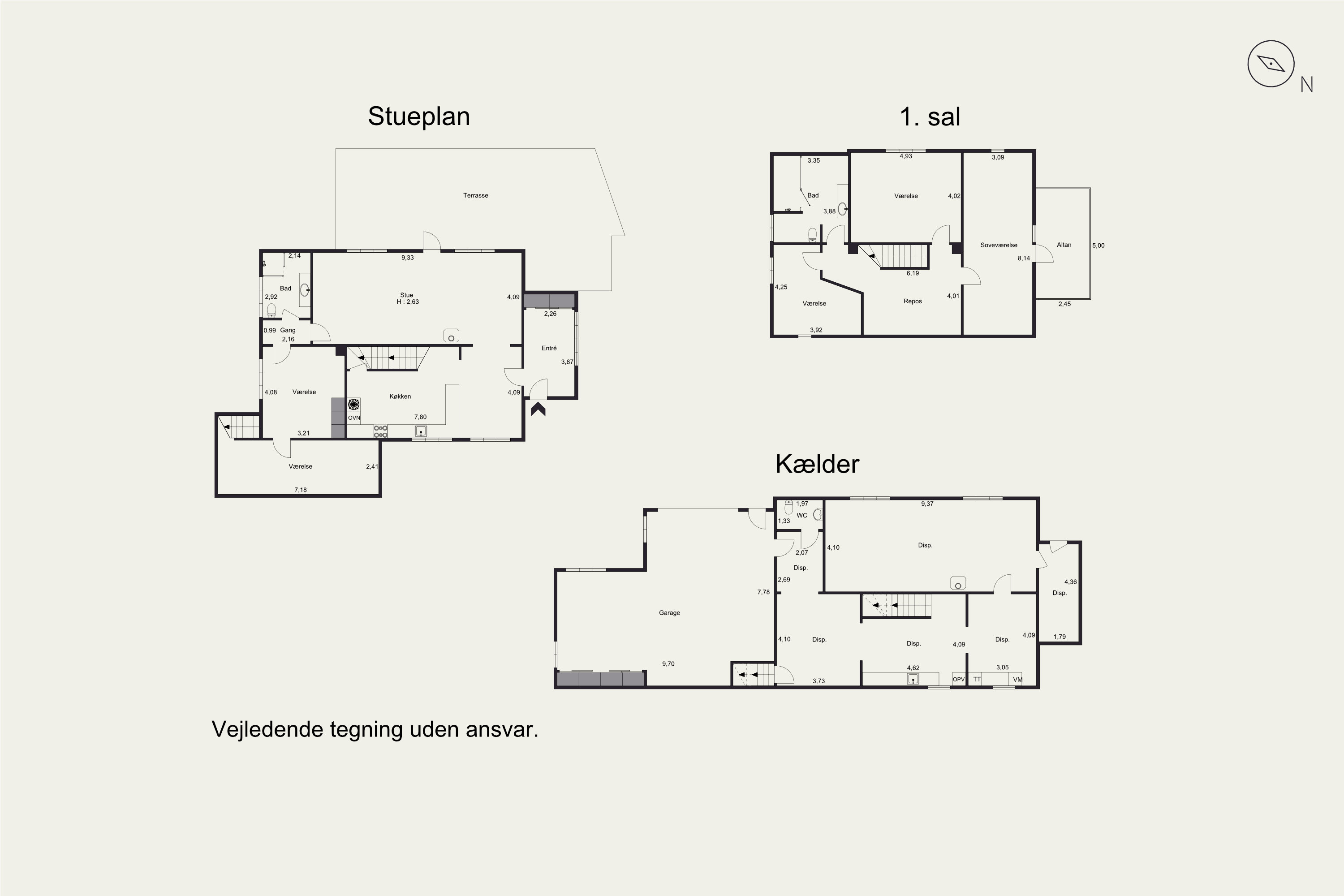 Plantegninger billede af Kirkevej 27, Tommerup St, 5690 Tommerup