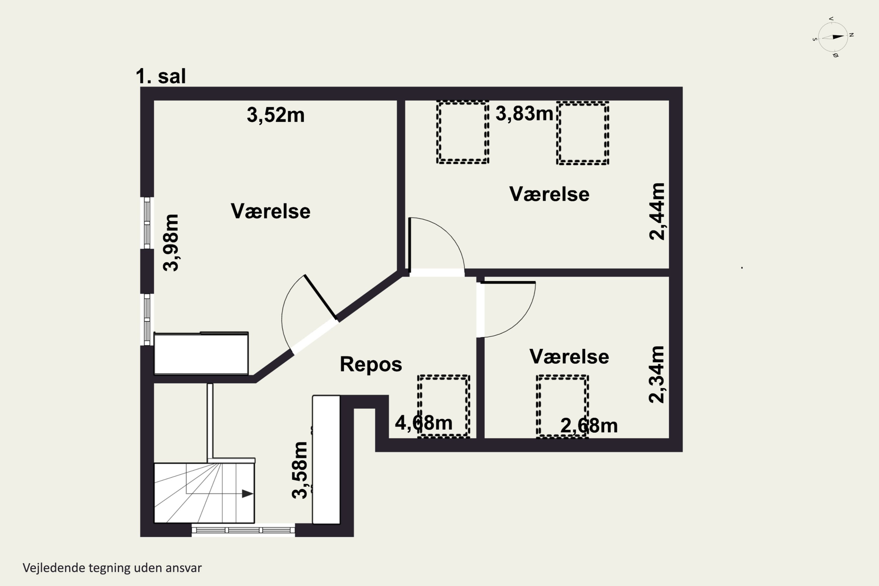 Plantegninger billede af Fru Krabbes Vej 1, Rønne, 3700 Rønne